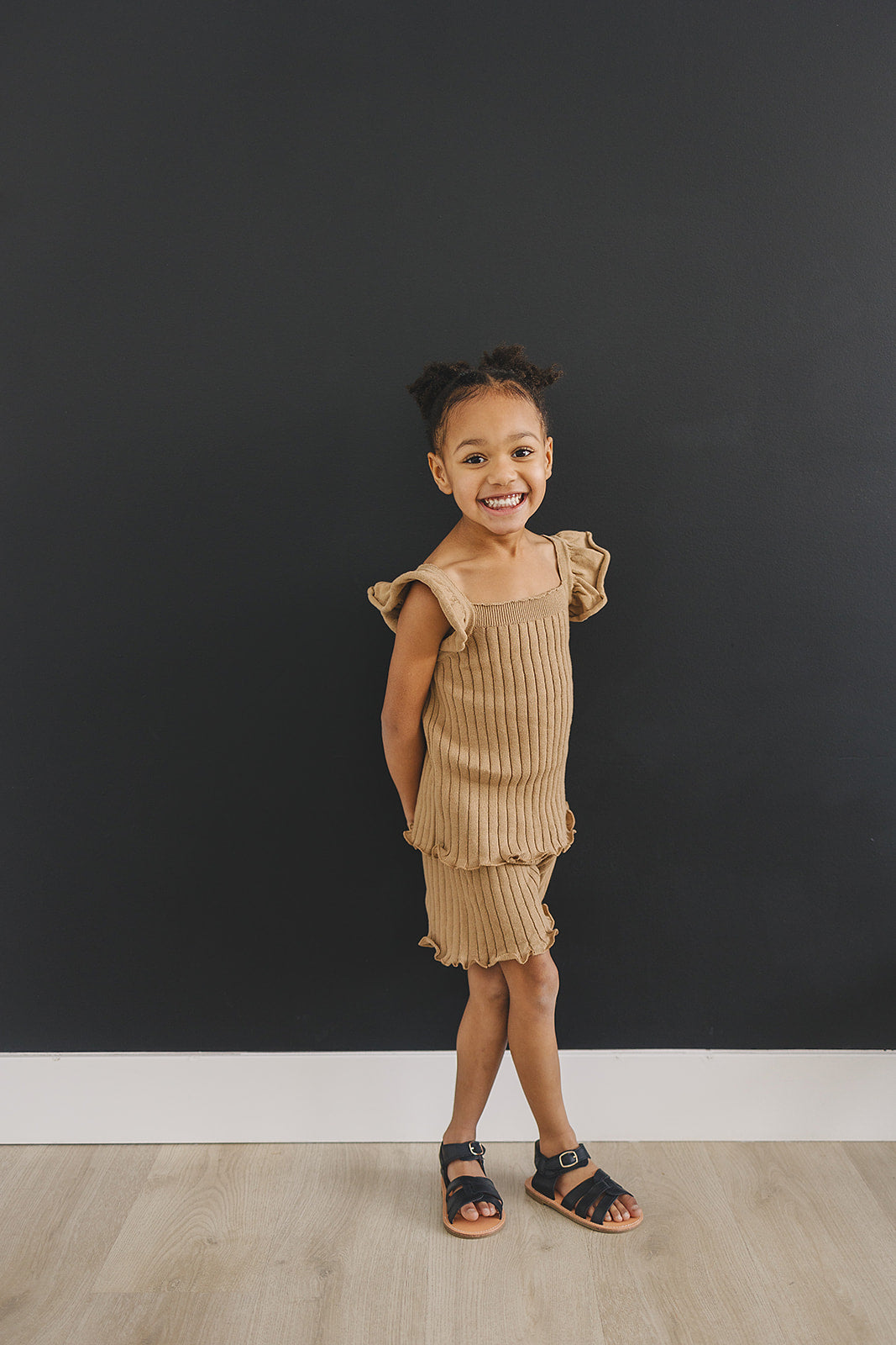 Ribbed Knit Tank Set Mebie Baby