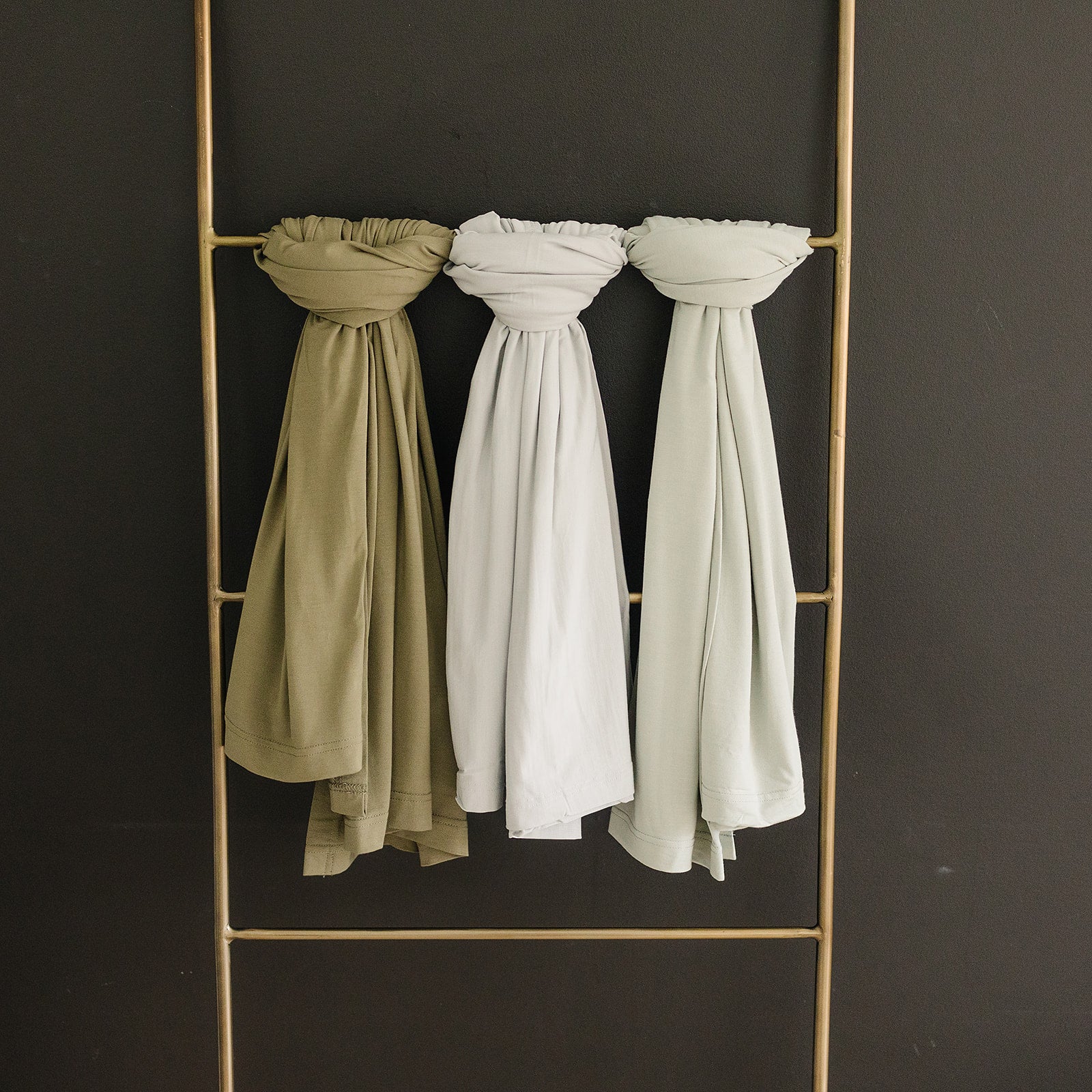 Sage Bamboo Stretch Swaddle Mebie Baby