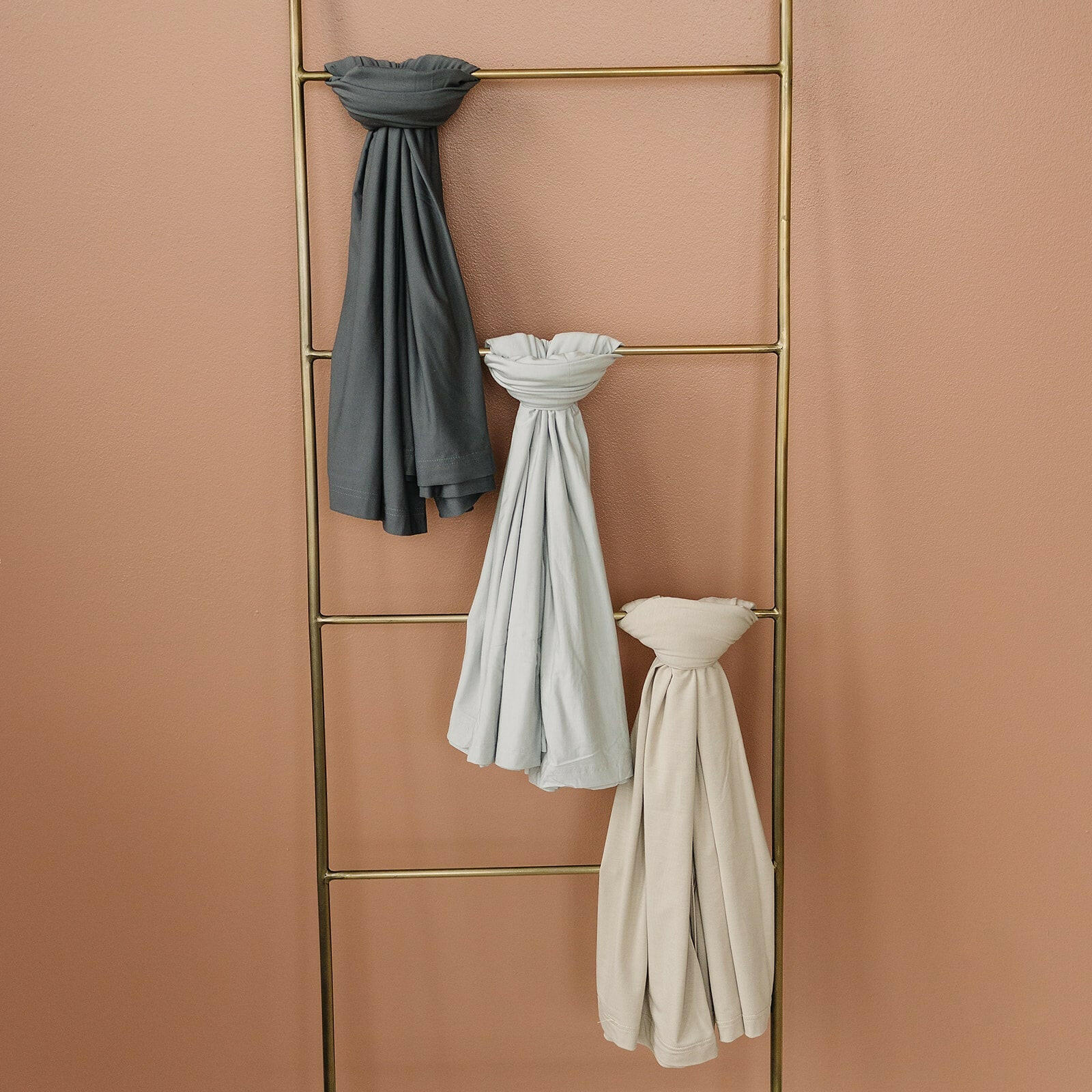 Charcoal Bamboo Stretch Swaddle Mebie Baby