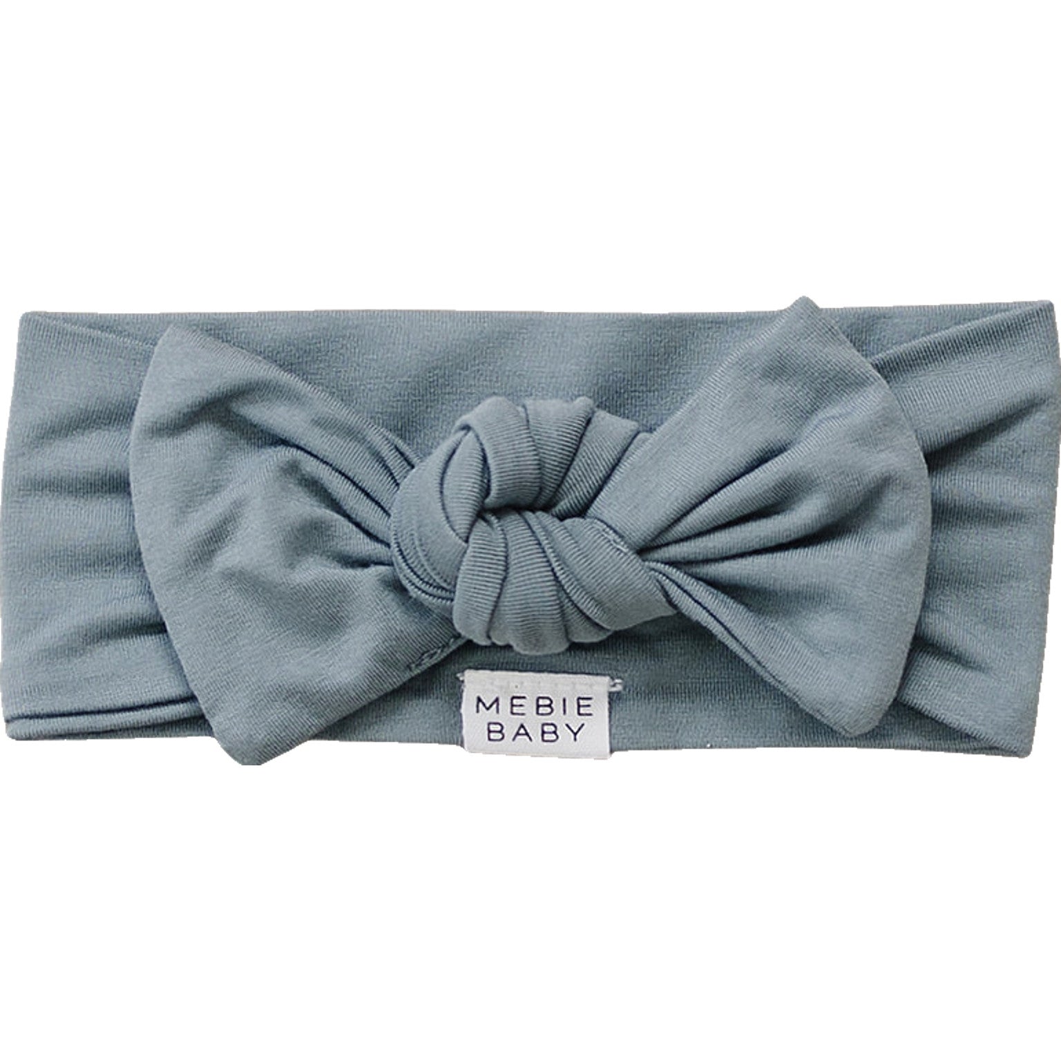 Dusty Blue Bamboo Head Wrap Mebie Baby