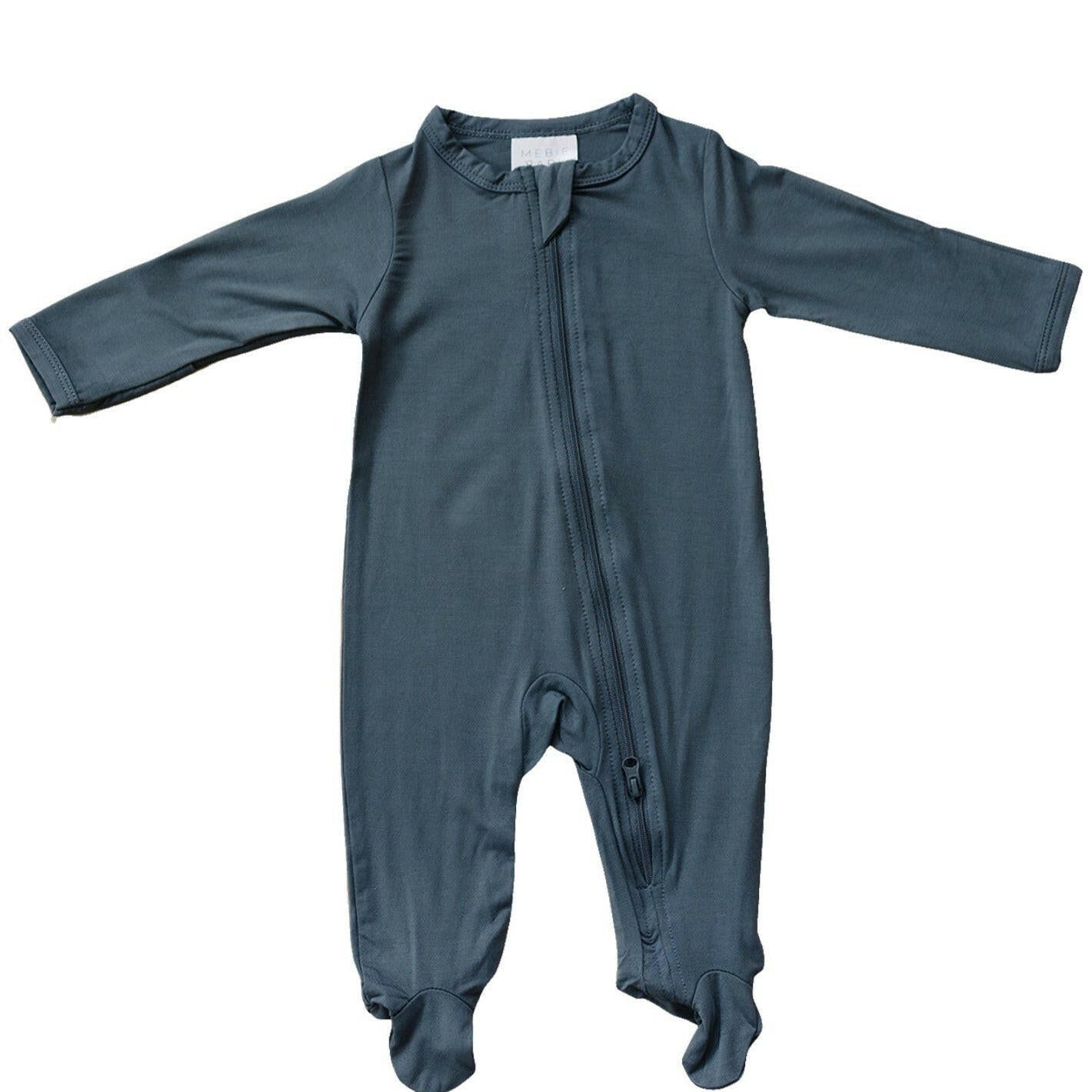 Charcoal Bamboo Zipper  Mebie Baby