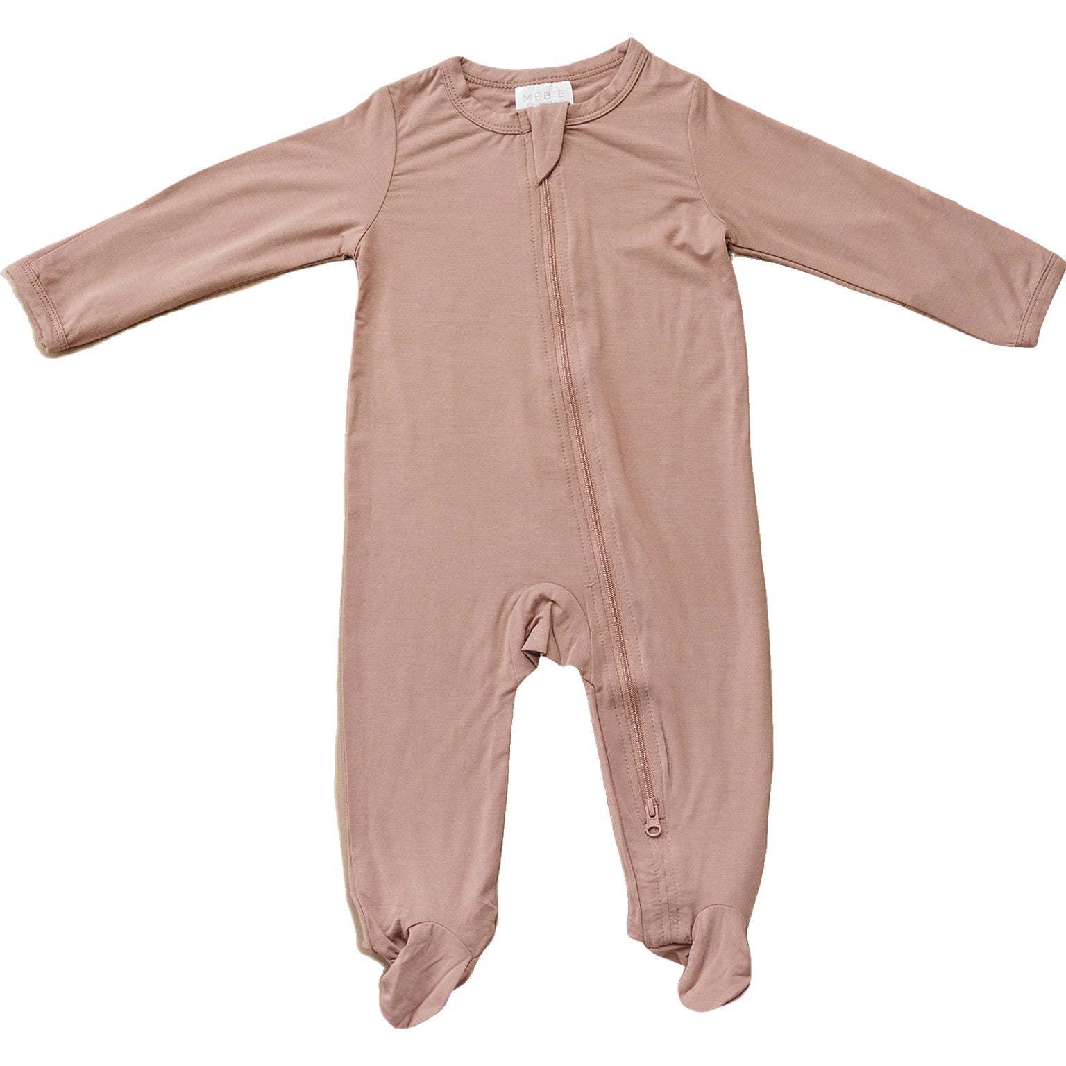 Dusty Rose Bamboo Zipper Mebie Baby