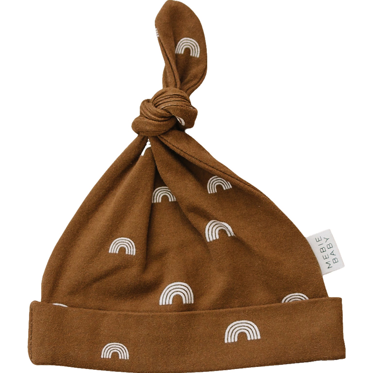 Rust Rainbow Newborn Knot Hat Mebie Baby