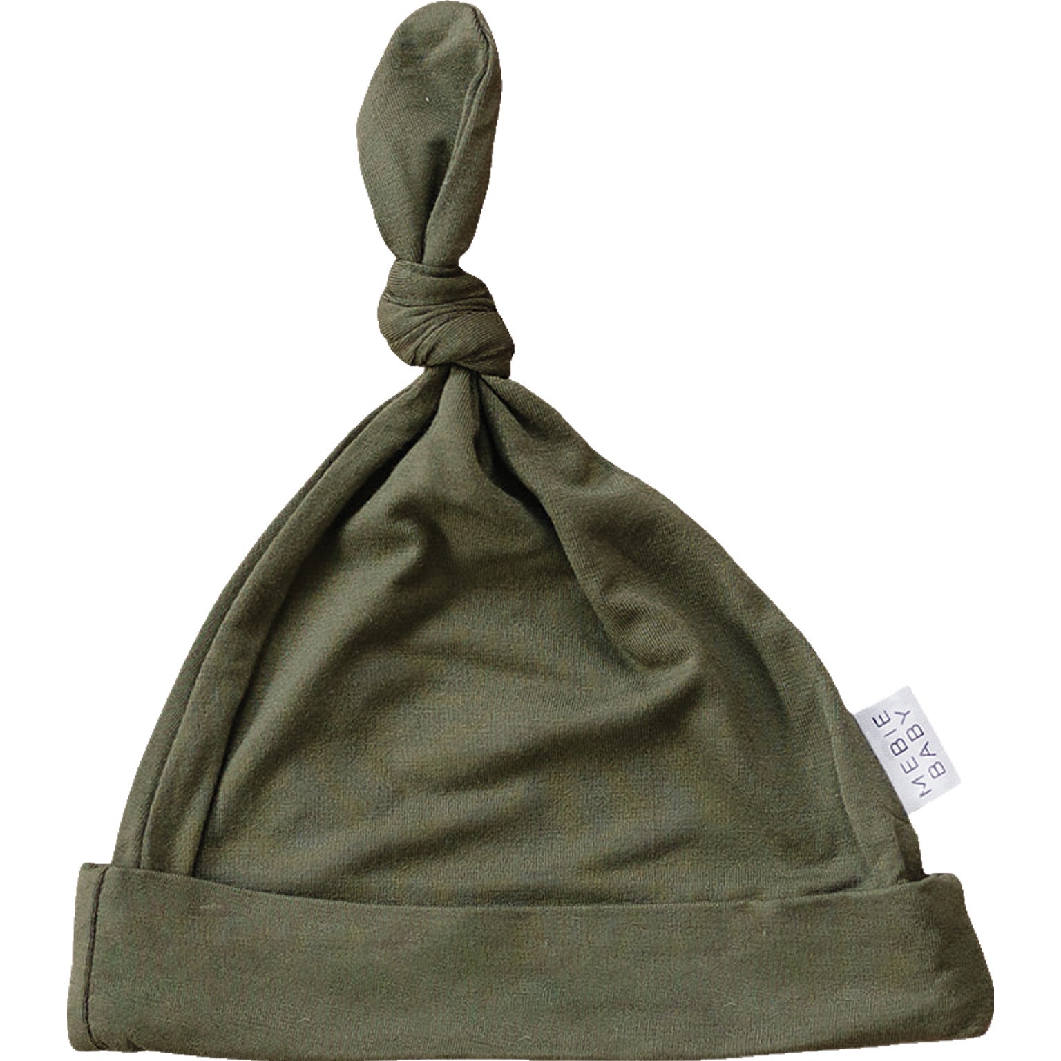 Olive Bamboo Newborn Knot Hat Mebie Baby