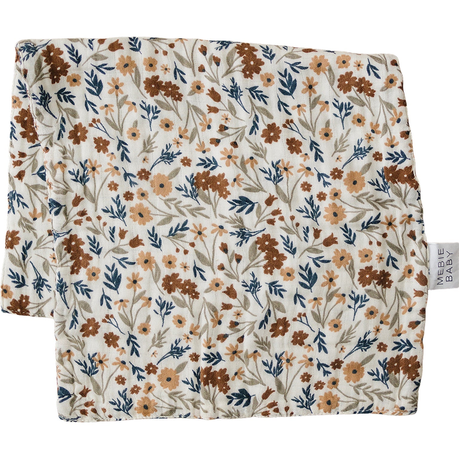 Harvest Floral Muslin Burp Cloth Mebie Baby