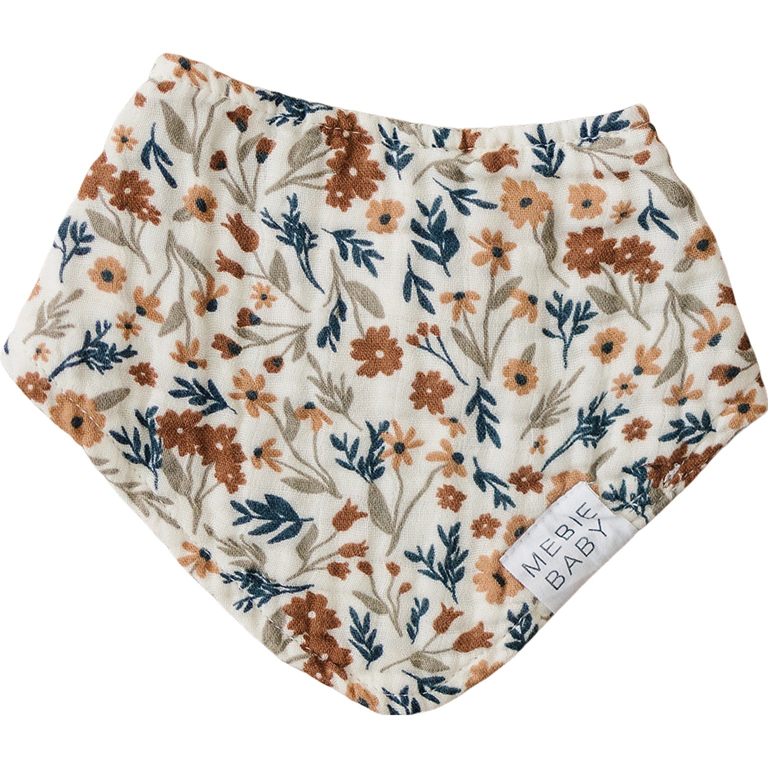 Harvest Floral Muslin Bib Mebie Baby
