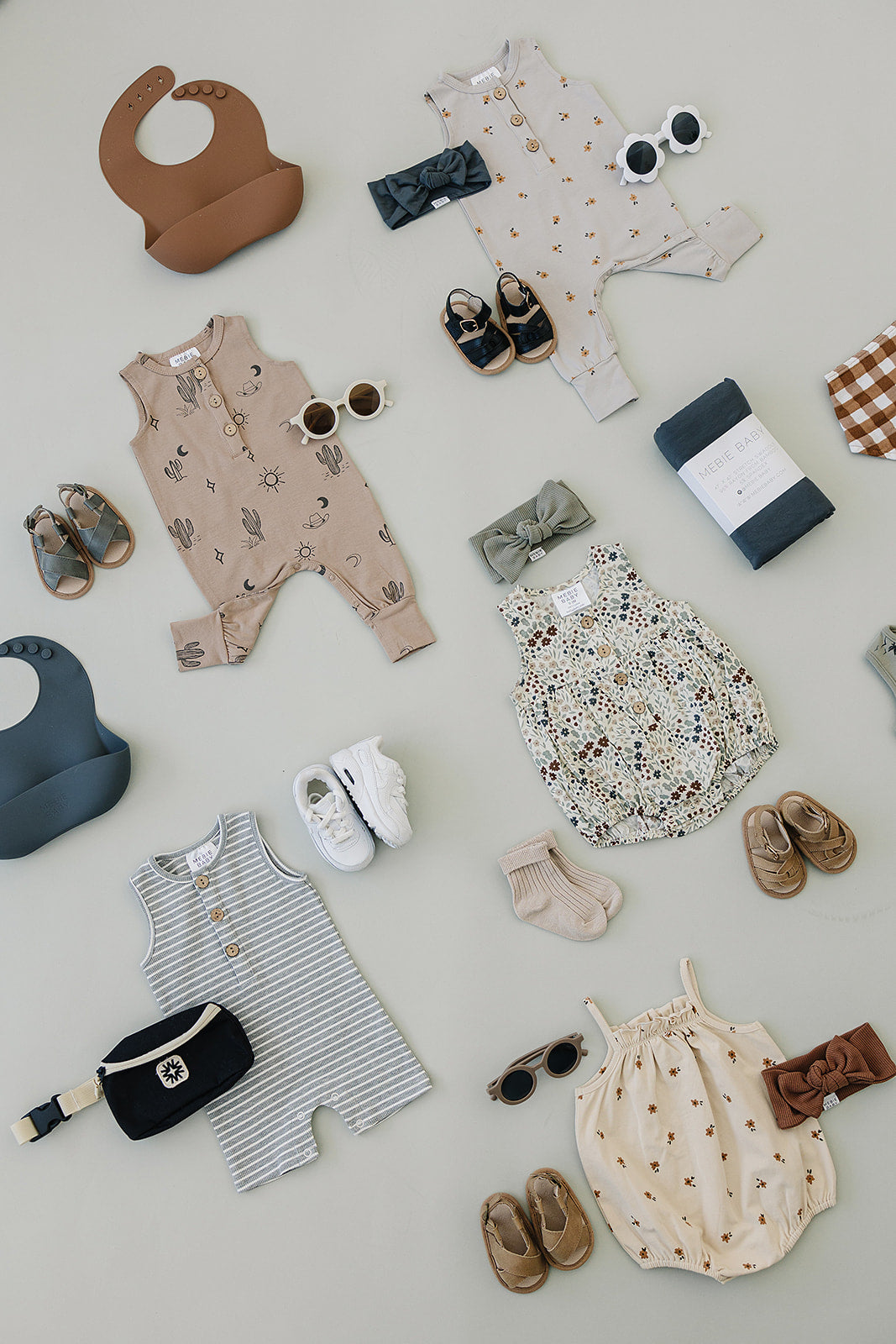 Western Tank Romper Mebie Baby