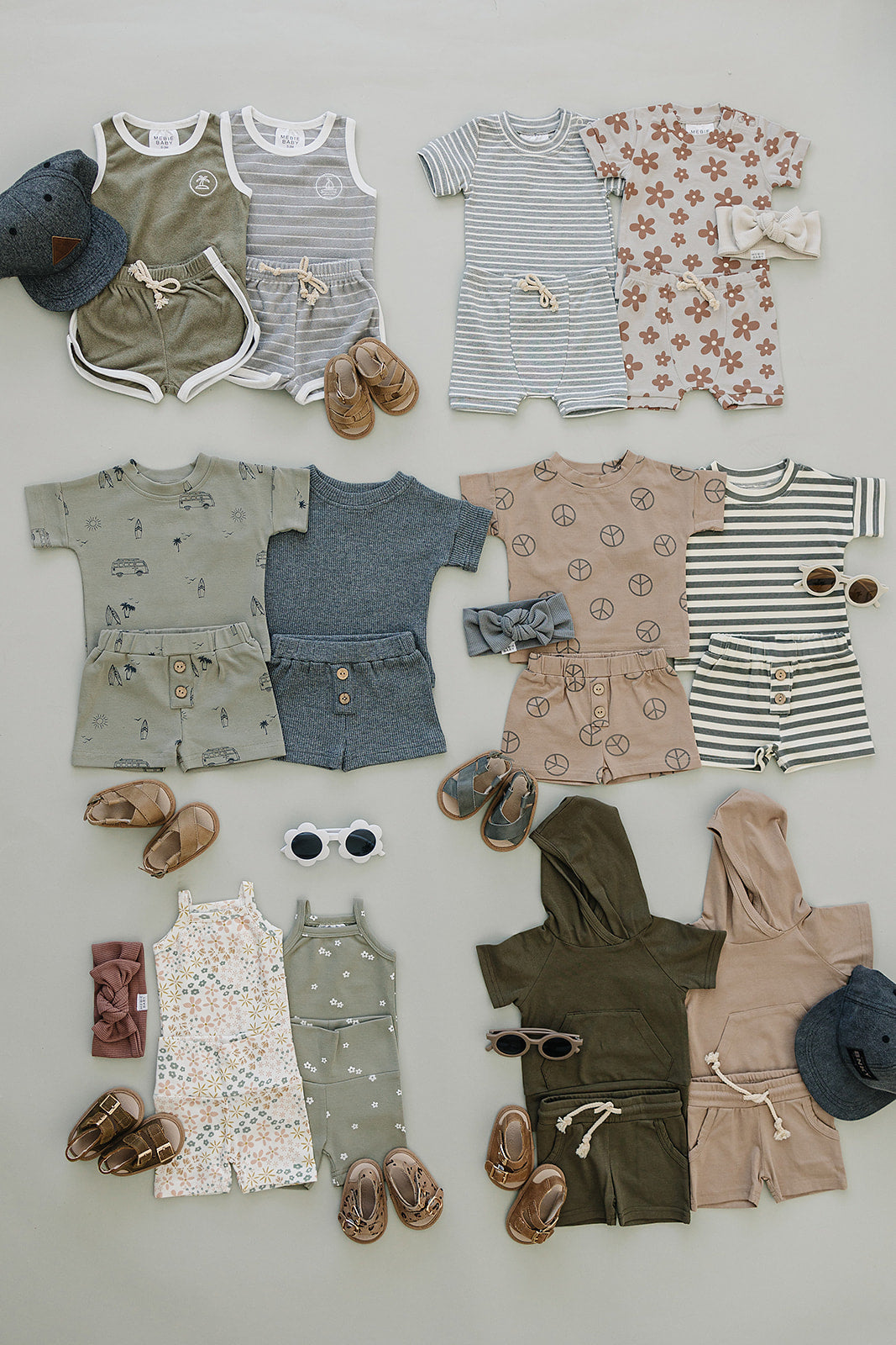 Daisy Cozy Short Set Mebie Baby