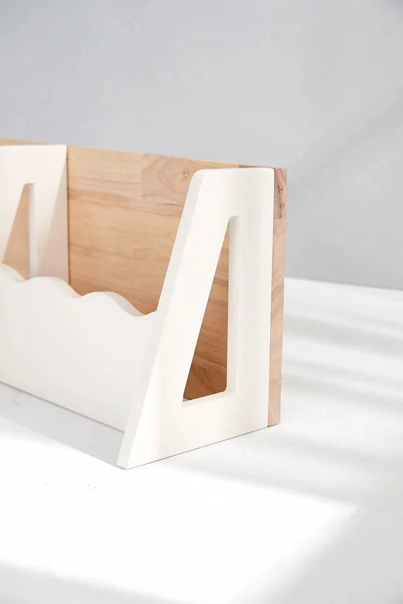 Calla D Desk Bookshelf - Compact Hardwood Organizer for Clutter MesaSilla USA