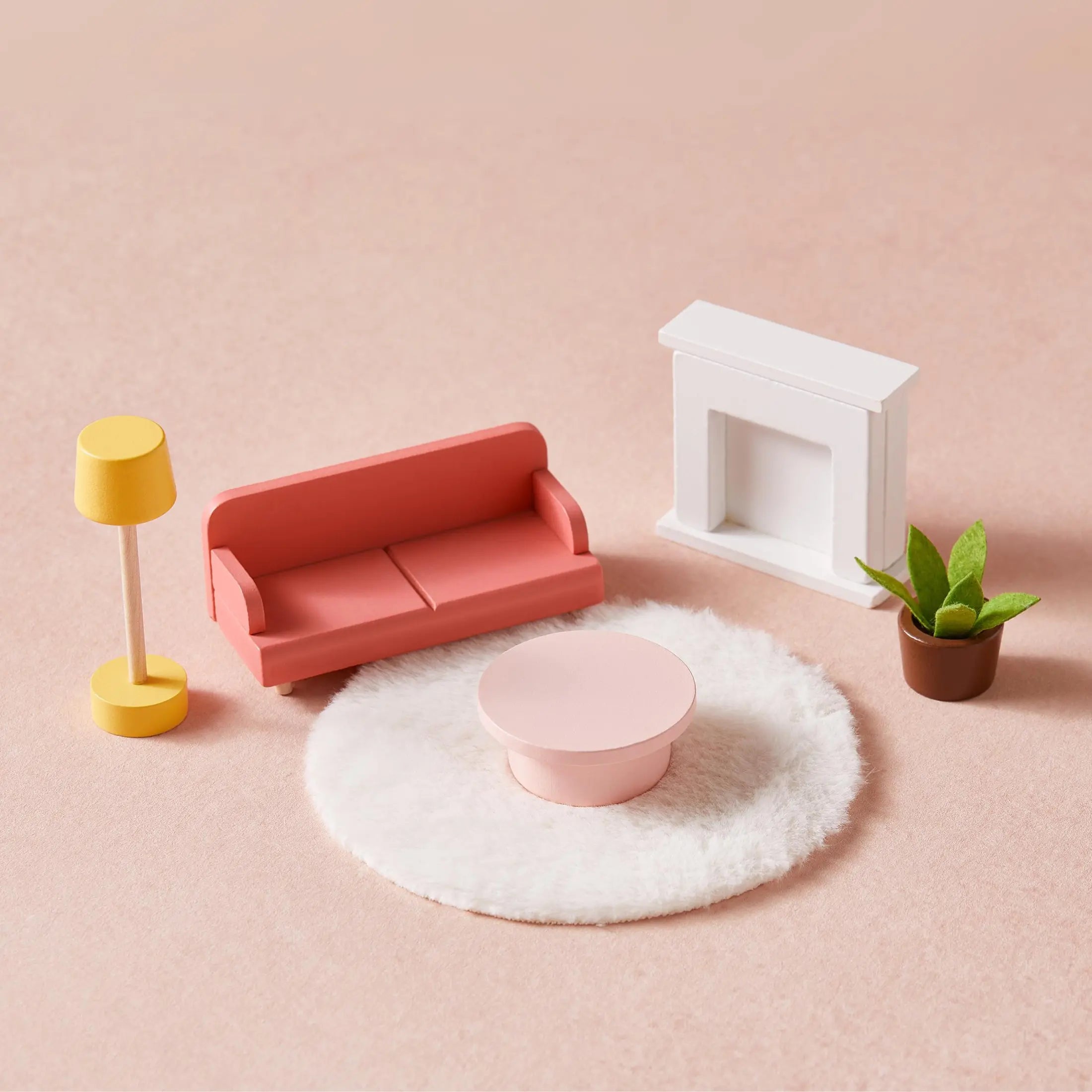 Tiny Land® Love Dollhouse with 30 Furniture Dollhouse Tiny Land