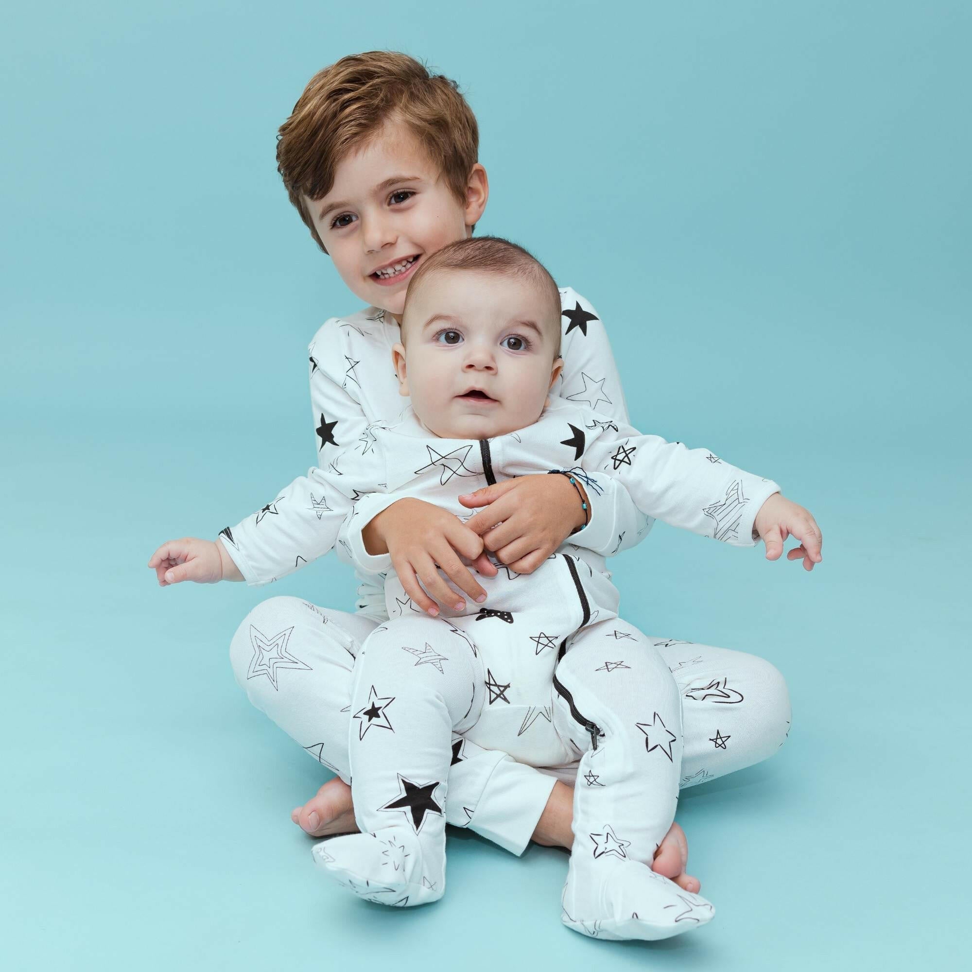 Organic Footie - Stars Baby & Toddler Norani Baby
