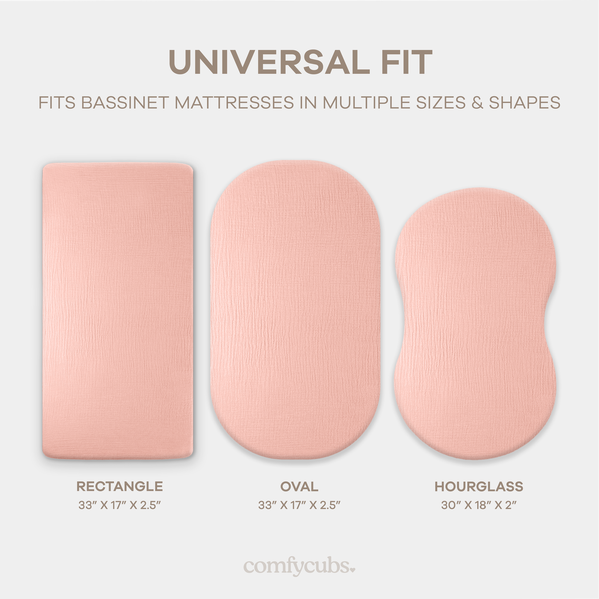 Muslin Fitted Bassinet Crib Sheet