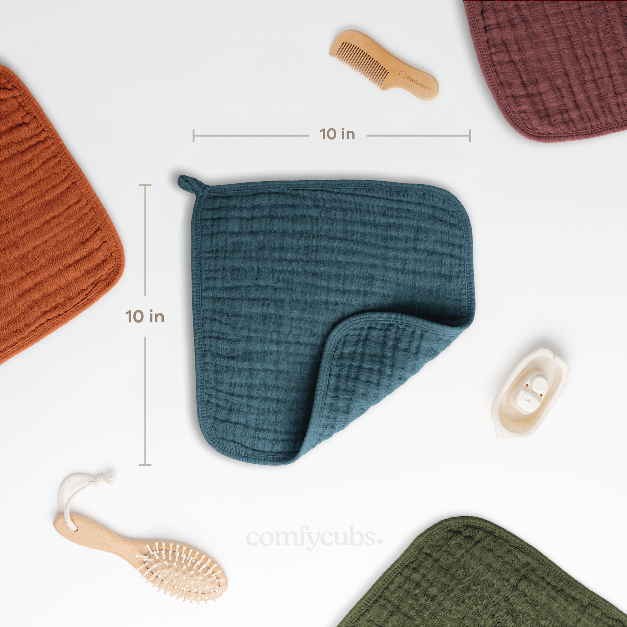 Muslin Washcloths in Neptune