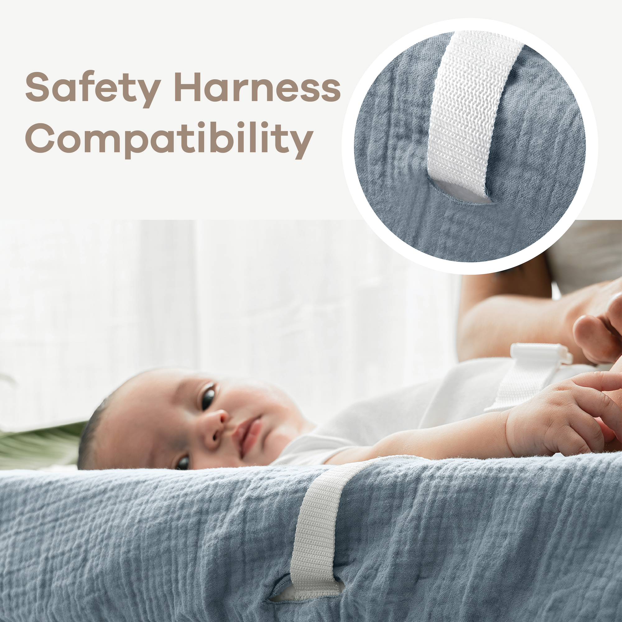 Muslin Fitted Changing Pad Cover