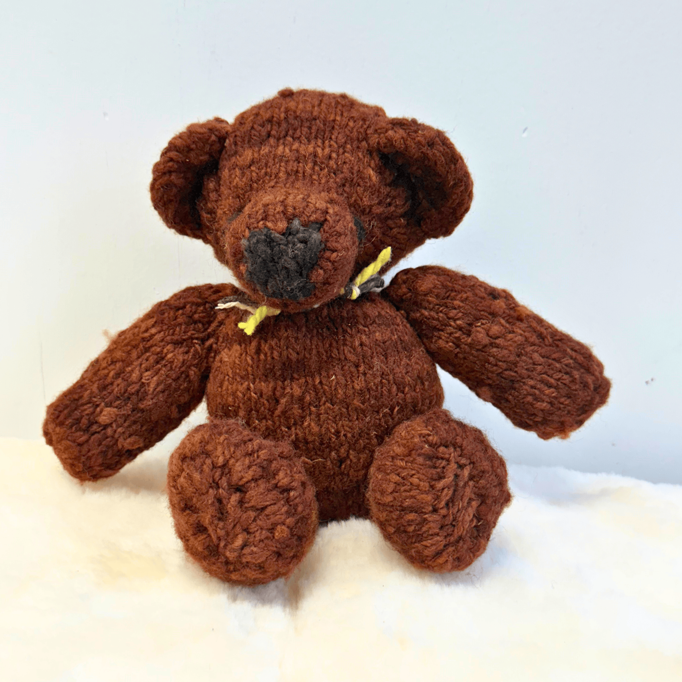 Wool Knit Buddy | Bree the Brown Bear