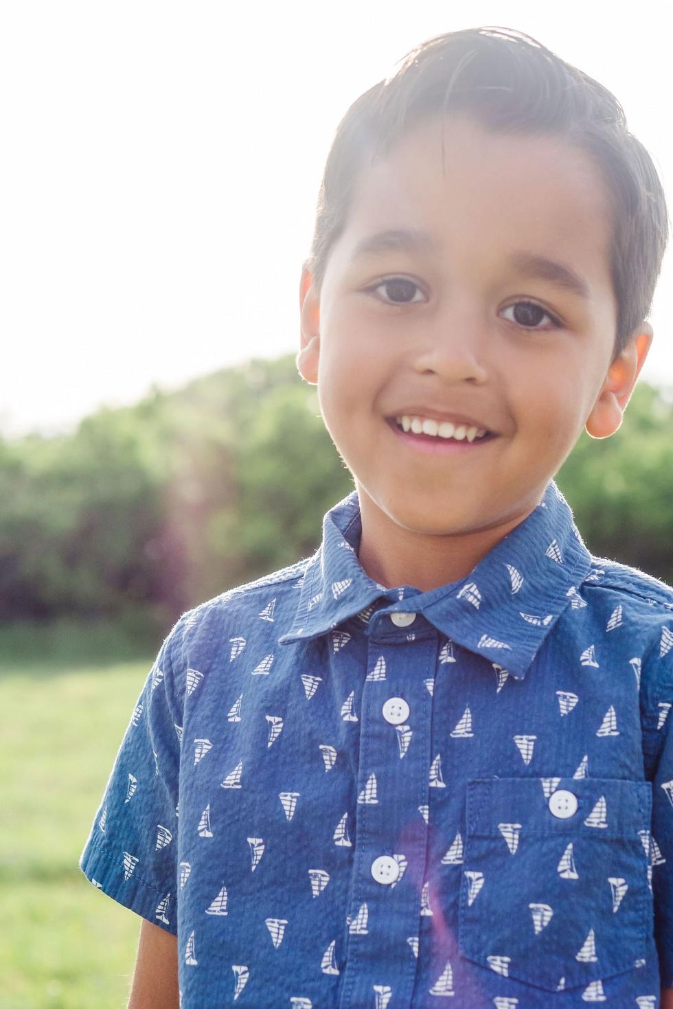 Baby Seersucker Short Sleeve Button Down Shirt - Blue Sailboats Seersucker