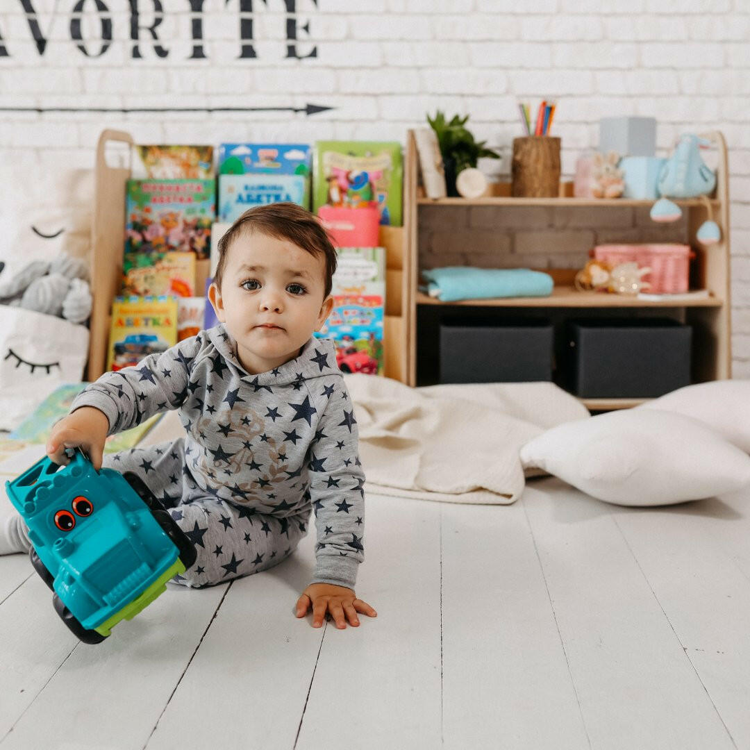 3in1 Montessori Shelves Set: Bookshelf + Toy Shelf + Lego sorter Shelves Goodevas
