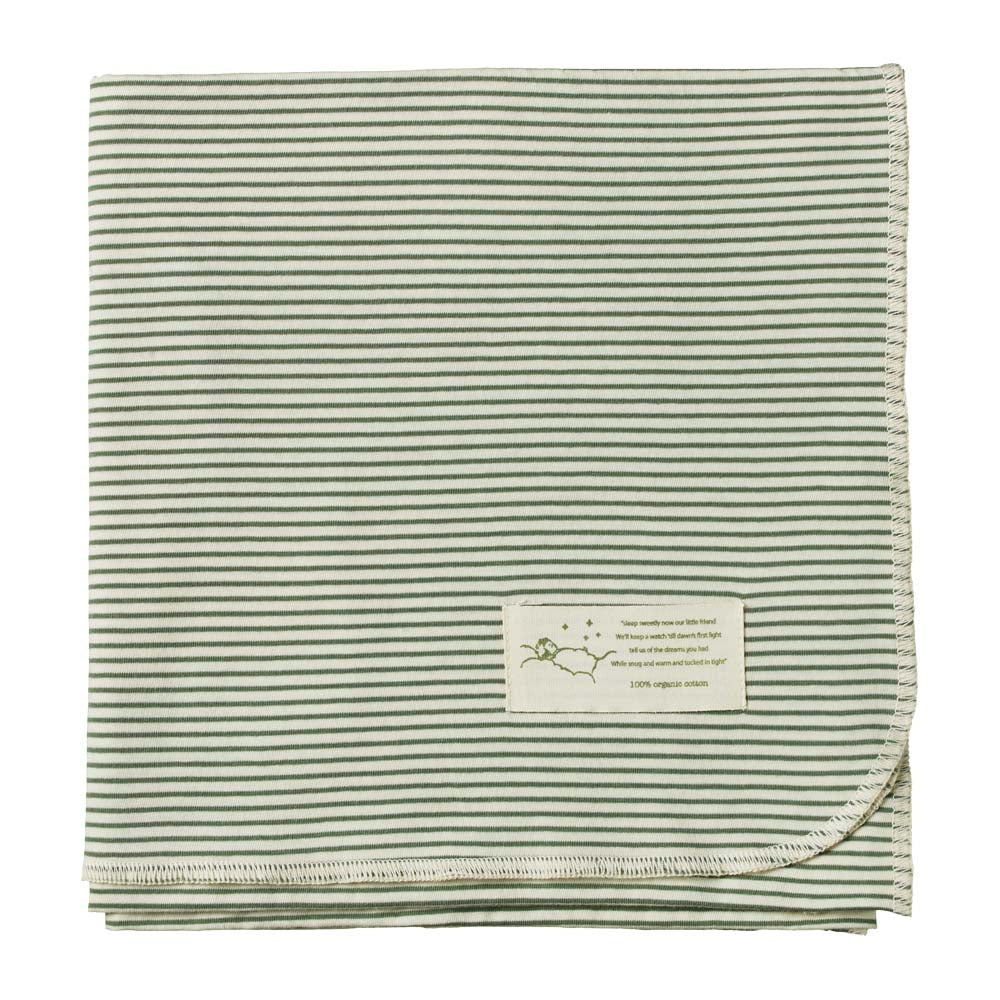 Cotton Wrap - Nettle Pinstripe - FINAL SALE