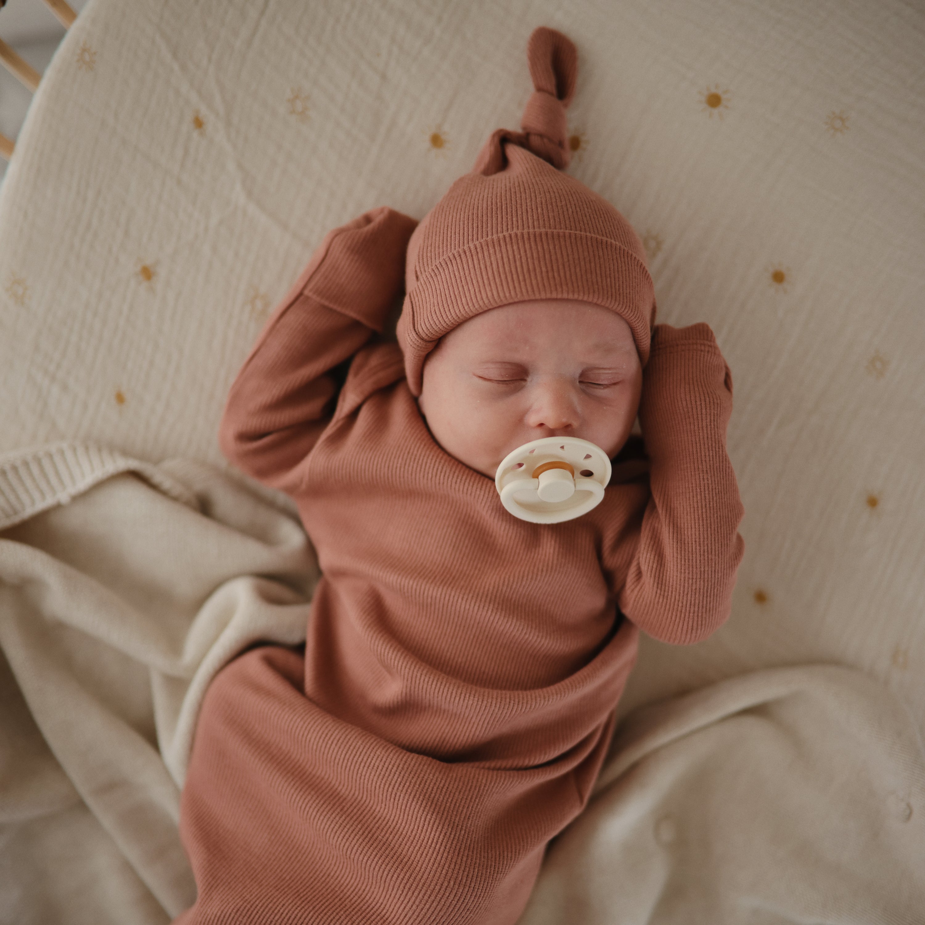 Ribbed Baby Beanie Baby Clothes Mushie
