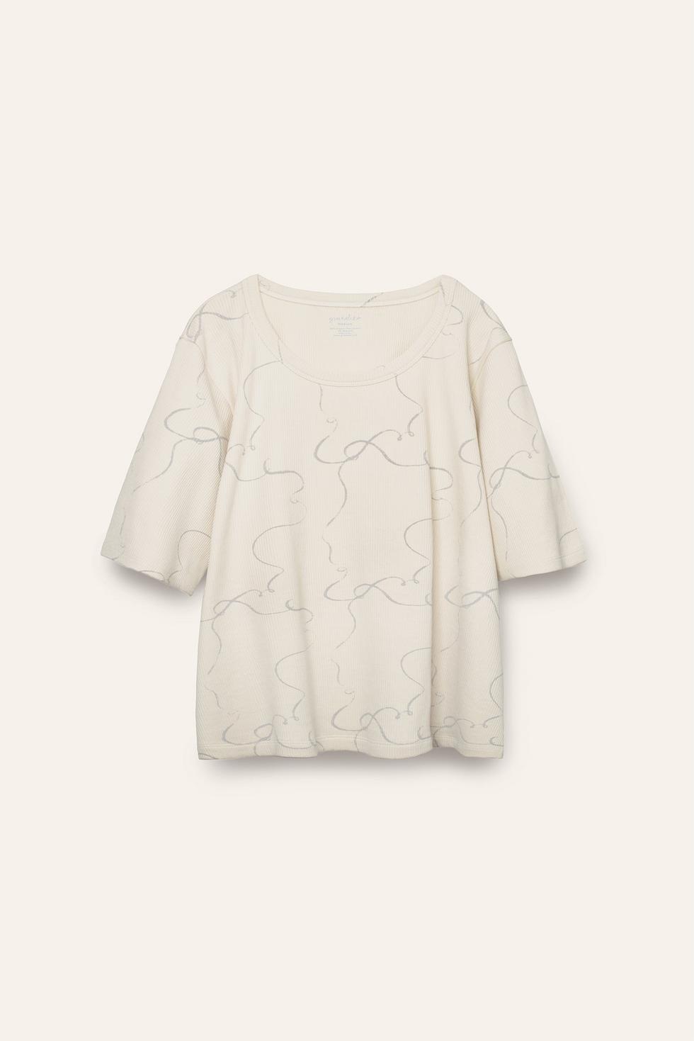 Women's Organic Pima Cotton Lounge Tee - Breeze