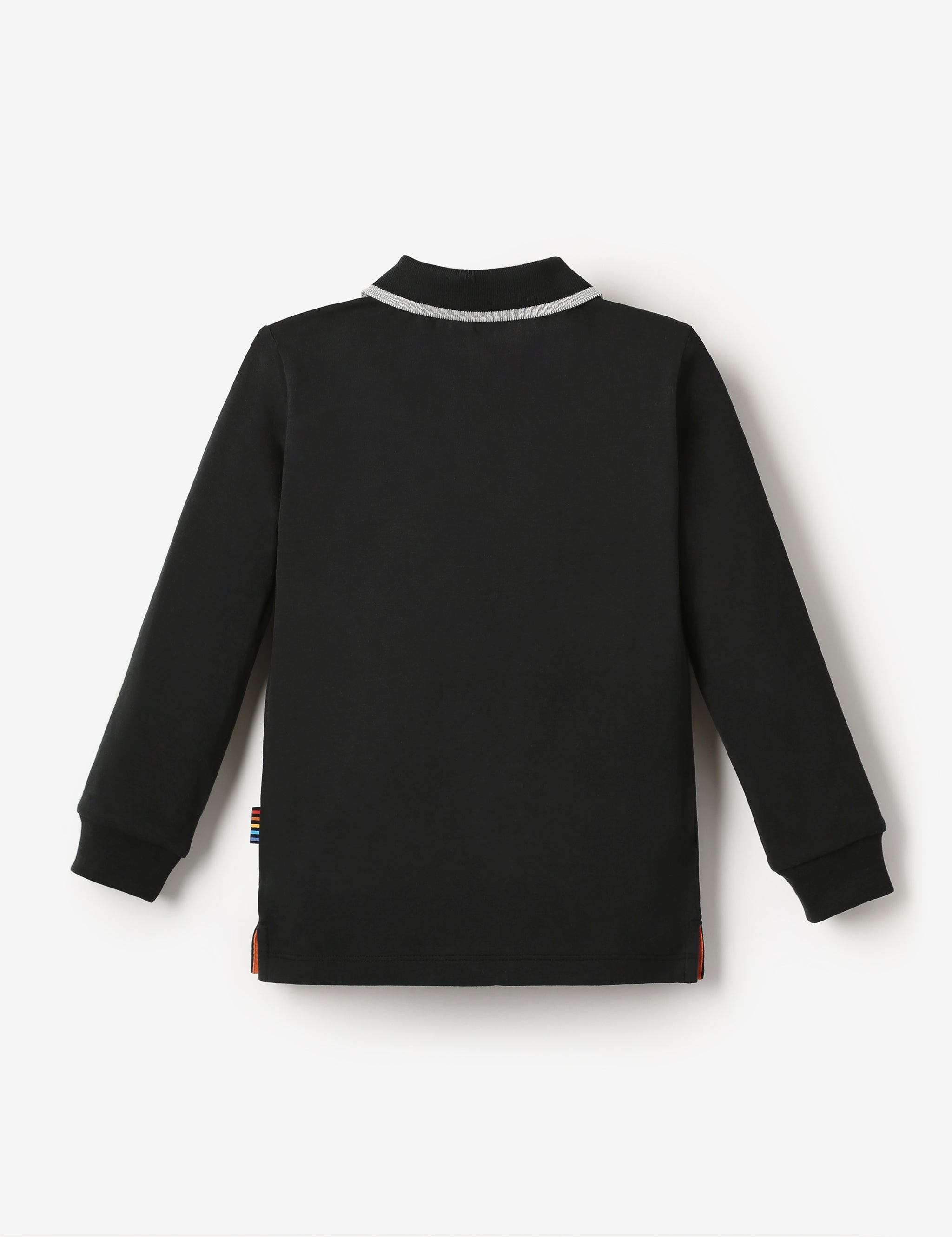 Organic LS Jersey Polo - Black Ink