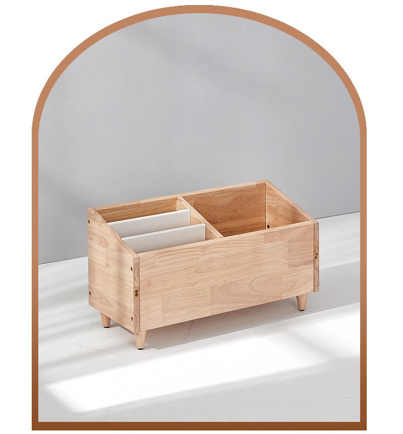 Calla Flip Ladder Jigsaw Storage - Solid Wood, Removable Legs, 3 Shelves MesaSilla USA