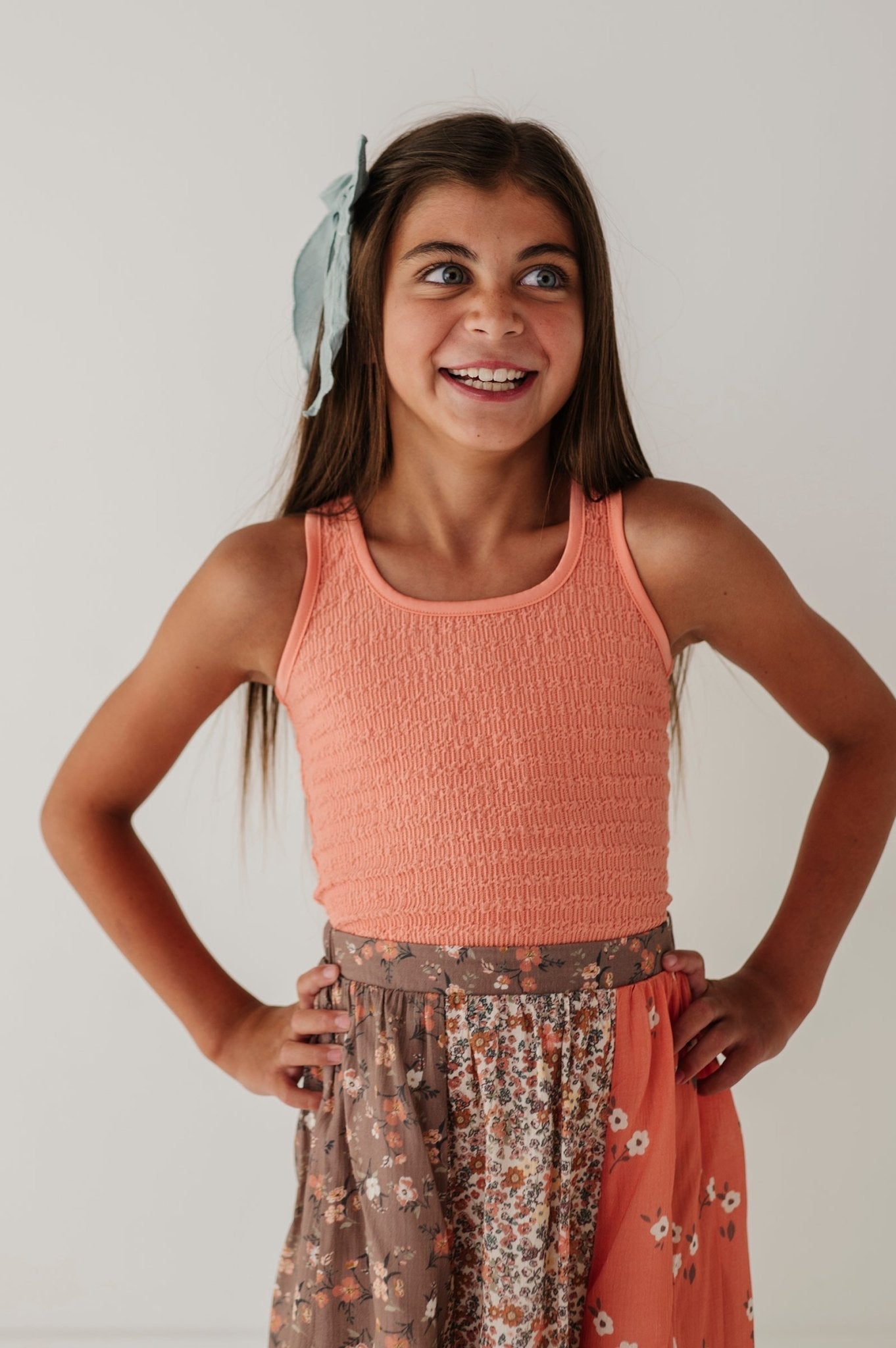 Textured Square Neck Tank