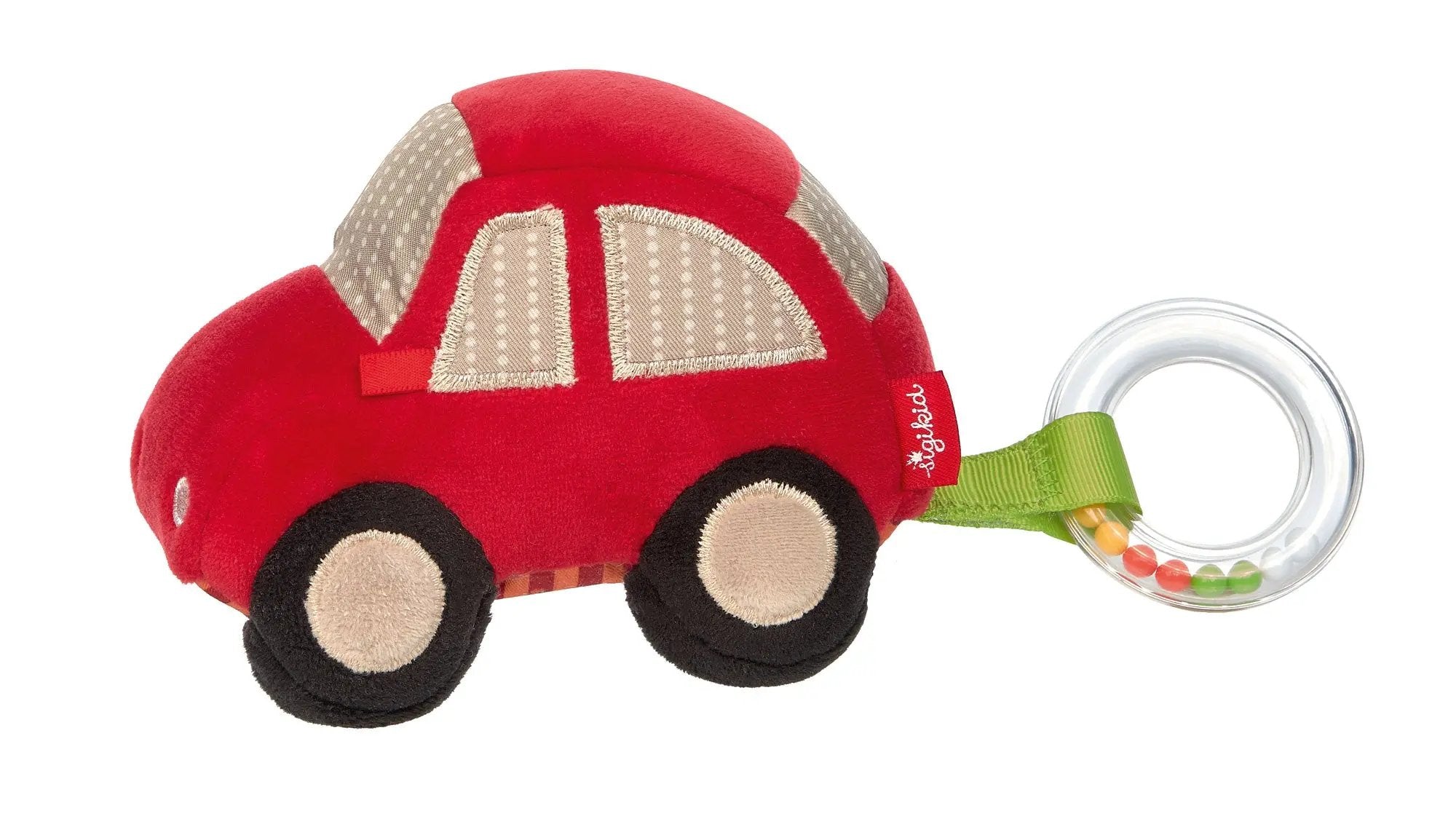 Red Car Activity Grasp Toy