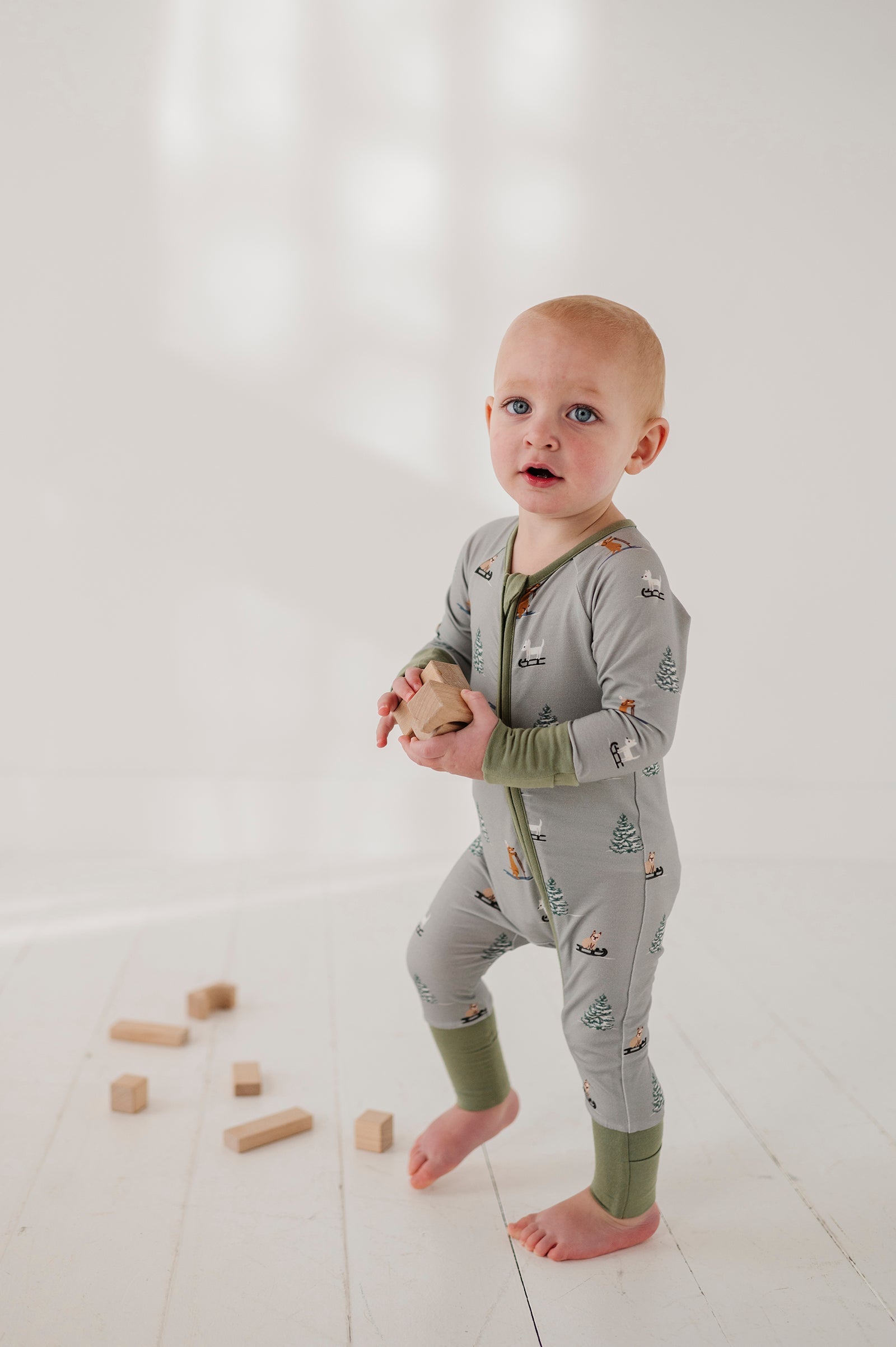 Long Sleeve Zip Romper