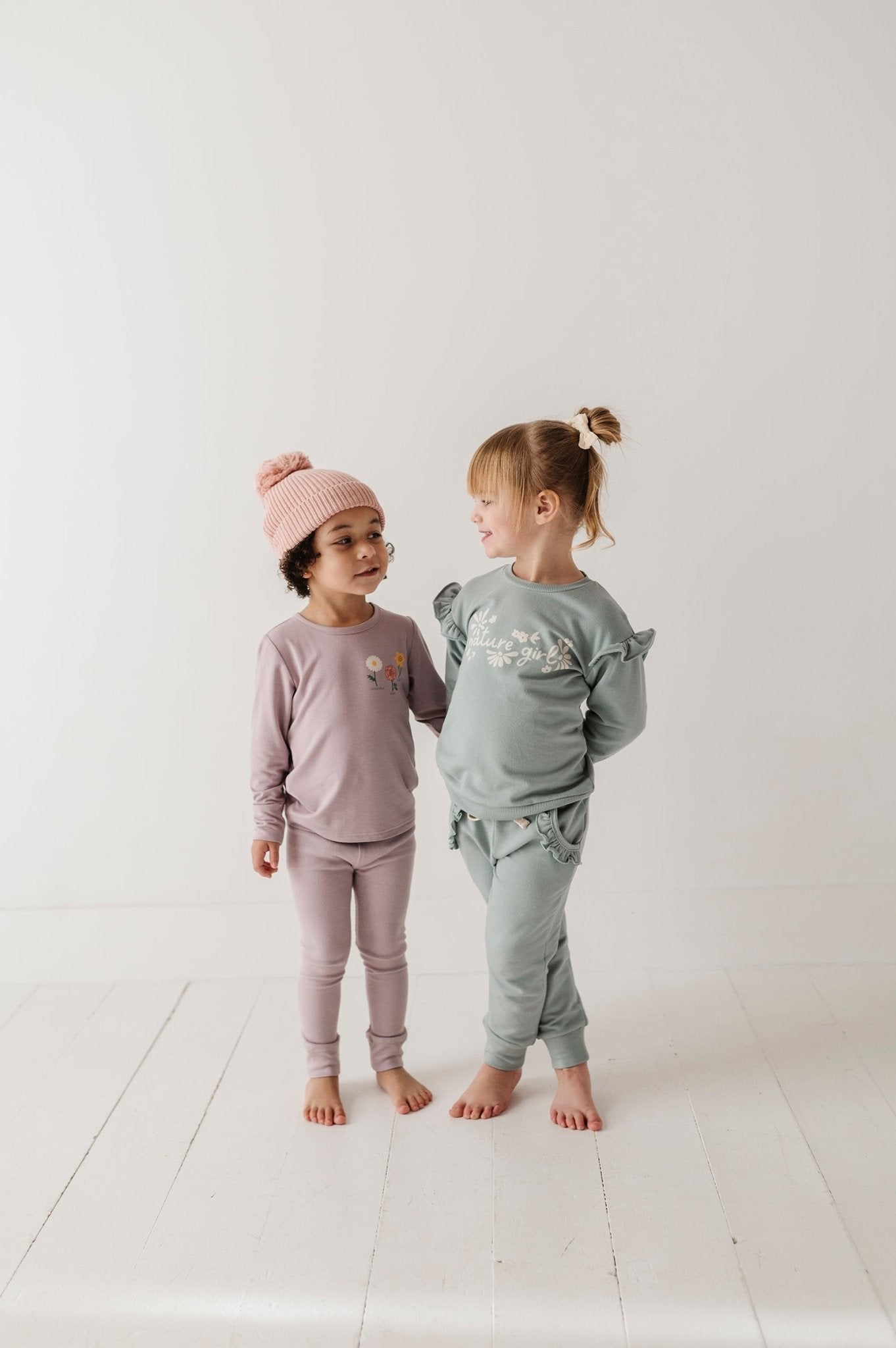 Girl's Ruffle Sweatshirt