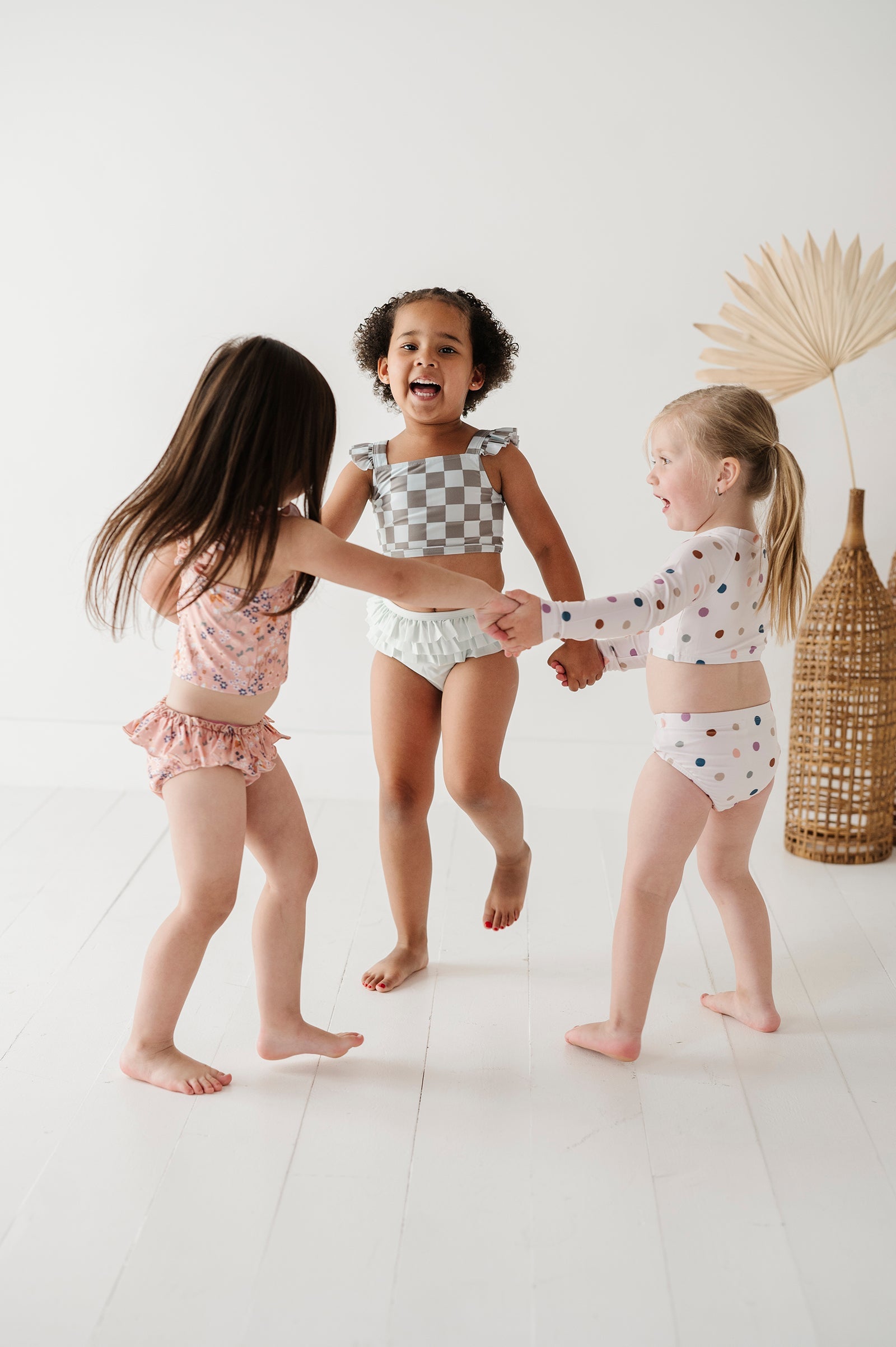 Girl's Two-Piece Crop Swimsuit