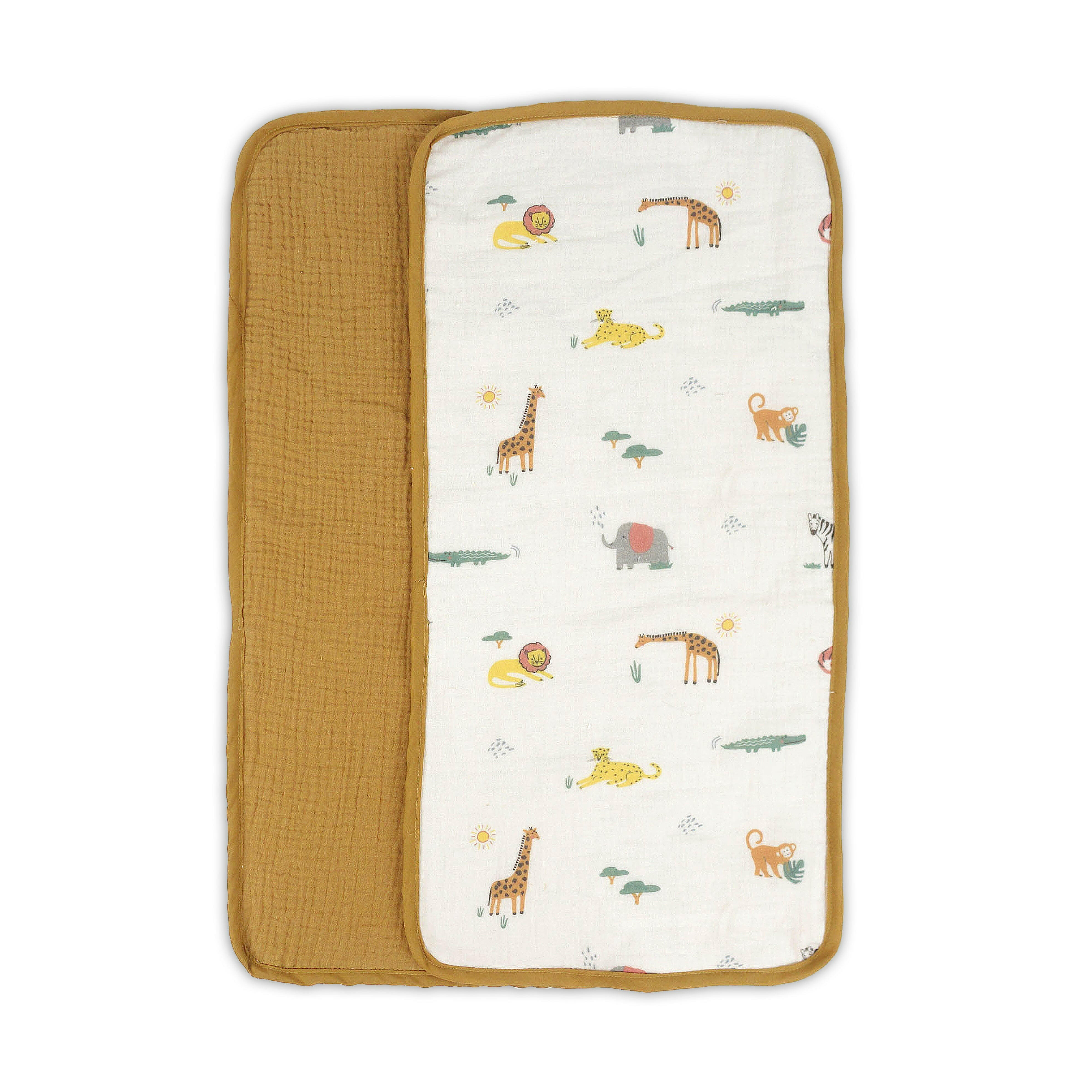 Animaux de Safari 2 Pk Burp Cloth Set Nursing & Feeding MON AMI