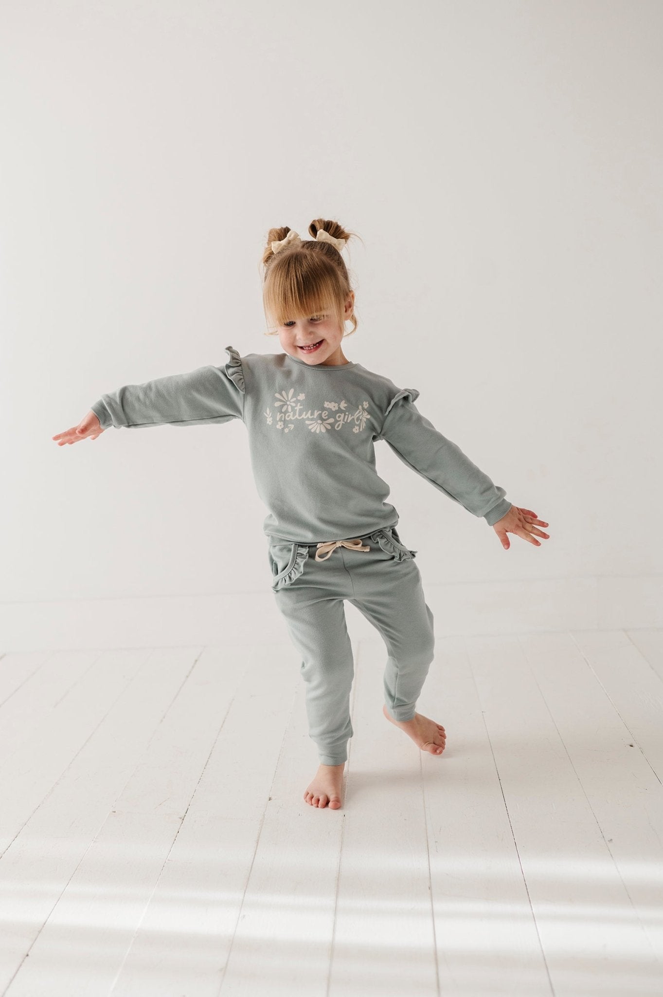 Girl's Ruffle Sweatshirt