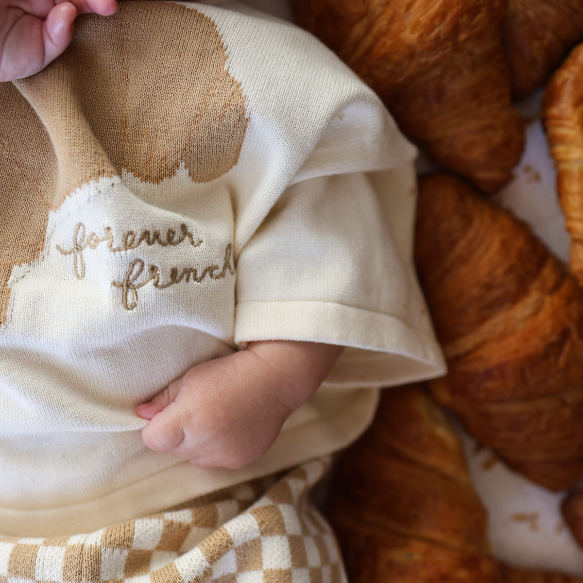 Knit Pant Set | Croissants
