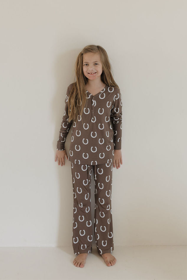 Youth Flare Bamboo Pajamas | Giddy Up