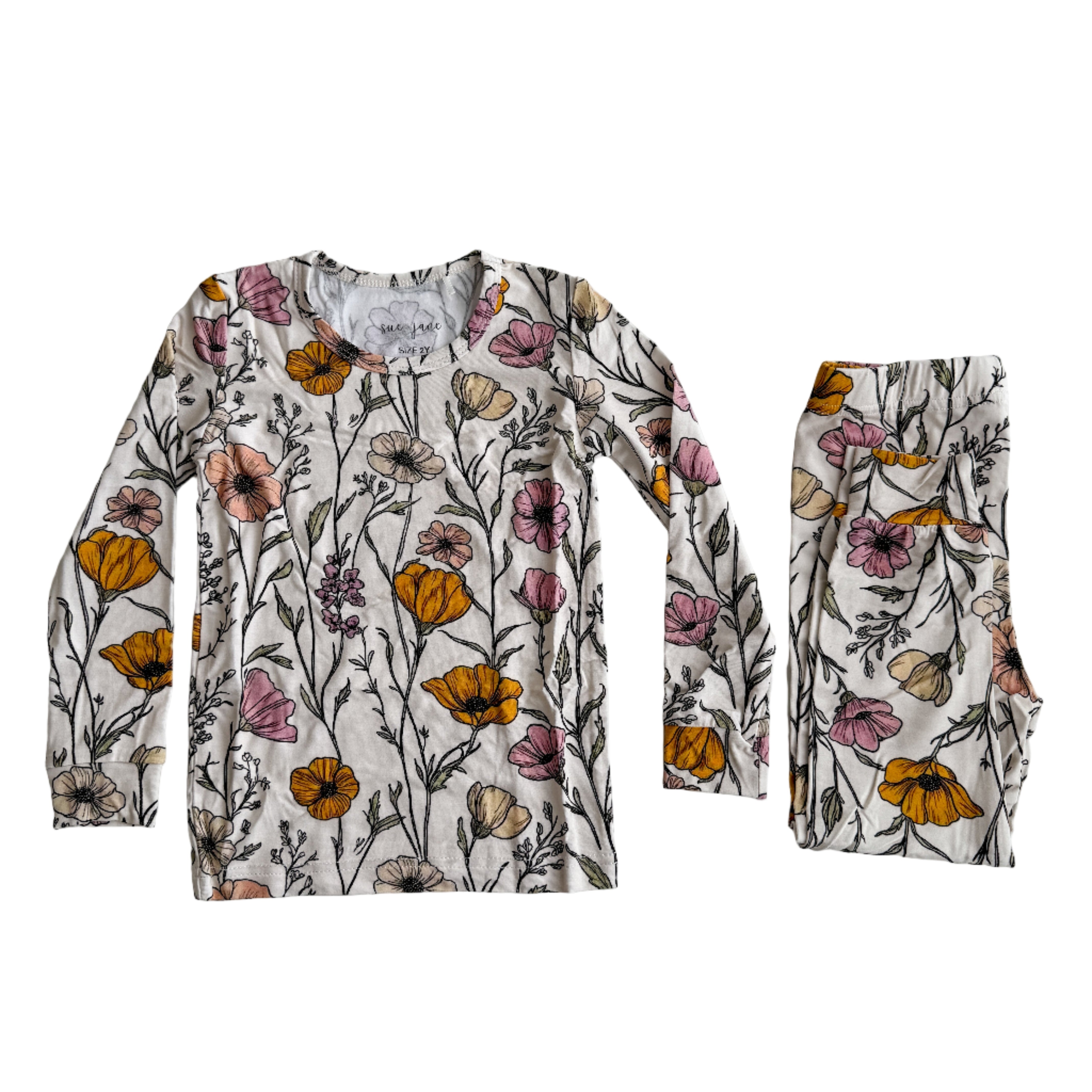 Wild Poppies Bamboo Set