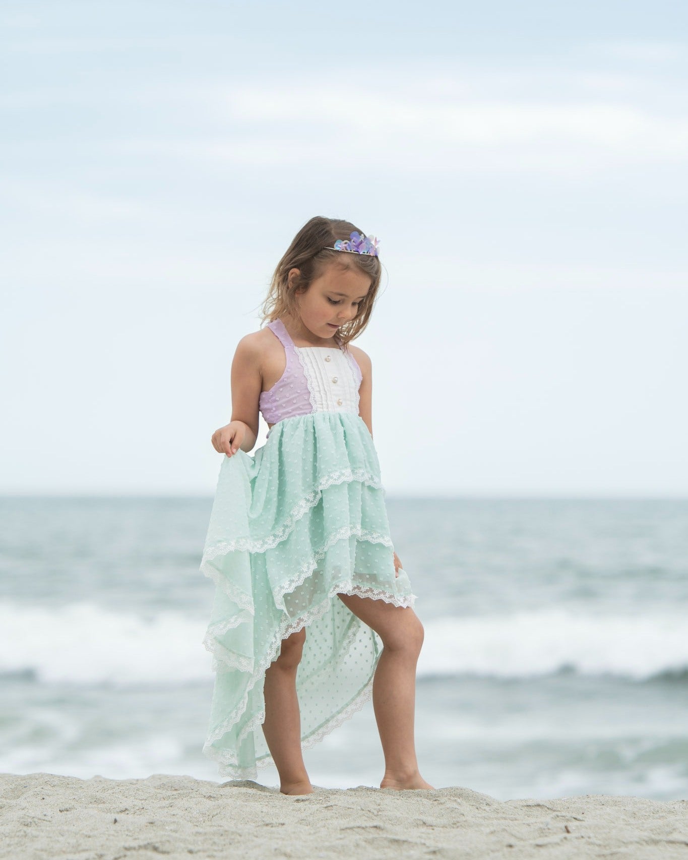 Serenity Seas Hi-Lo Dress