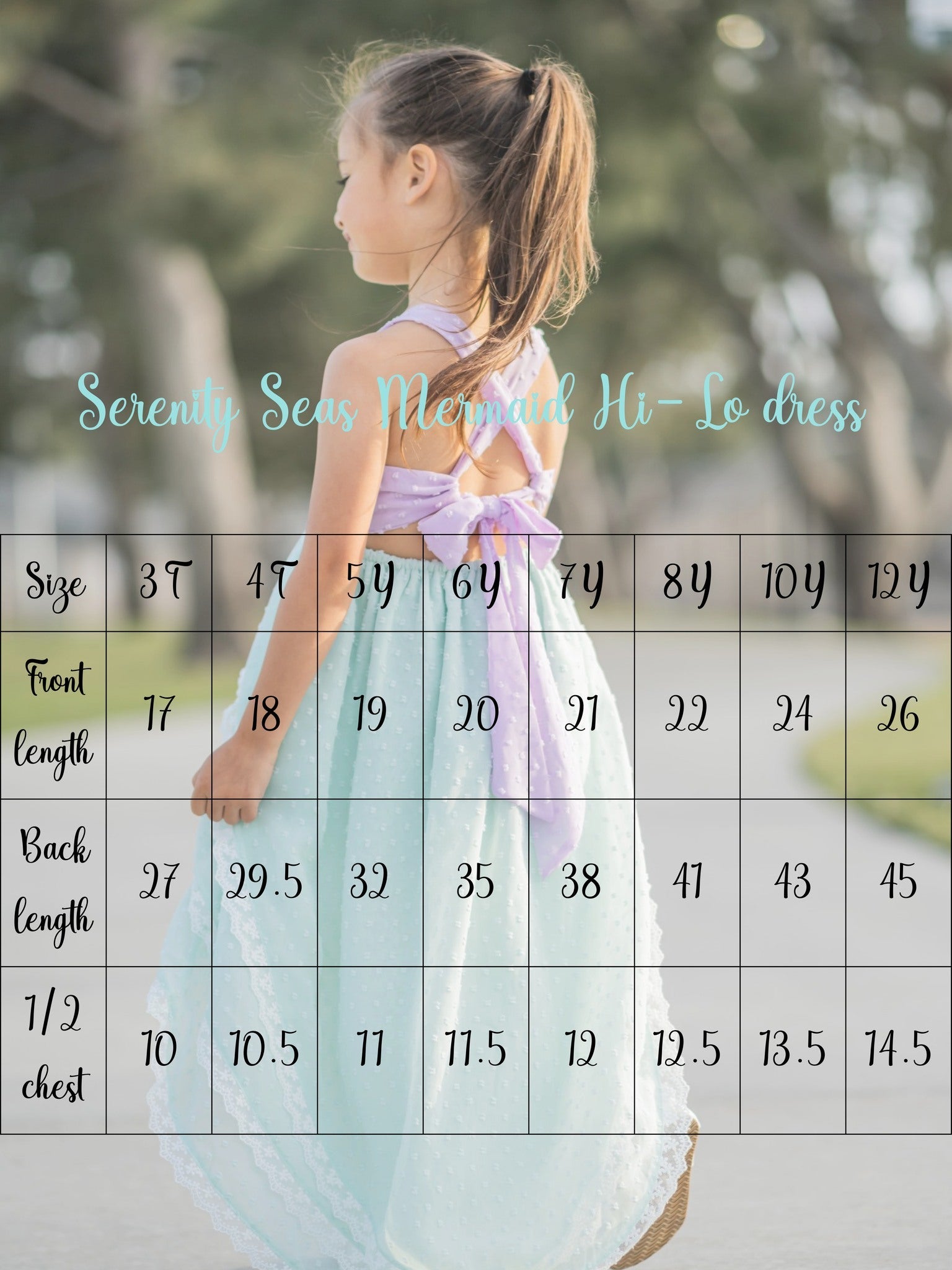 Serenity Seas Hi-Lo Dress