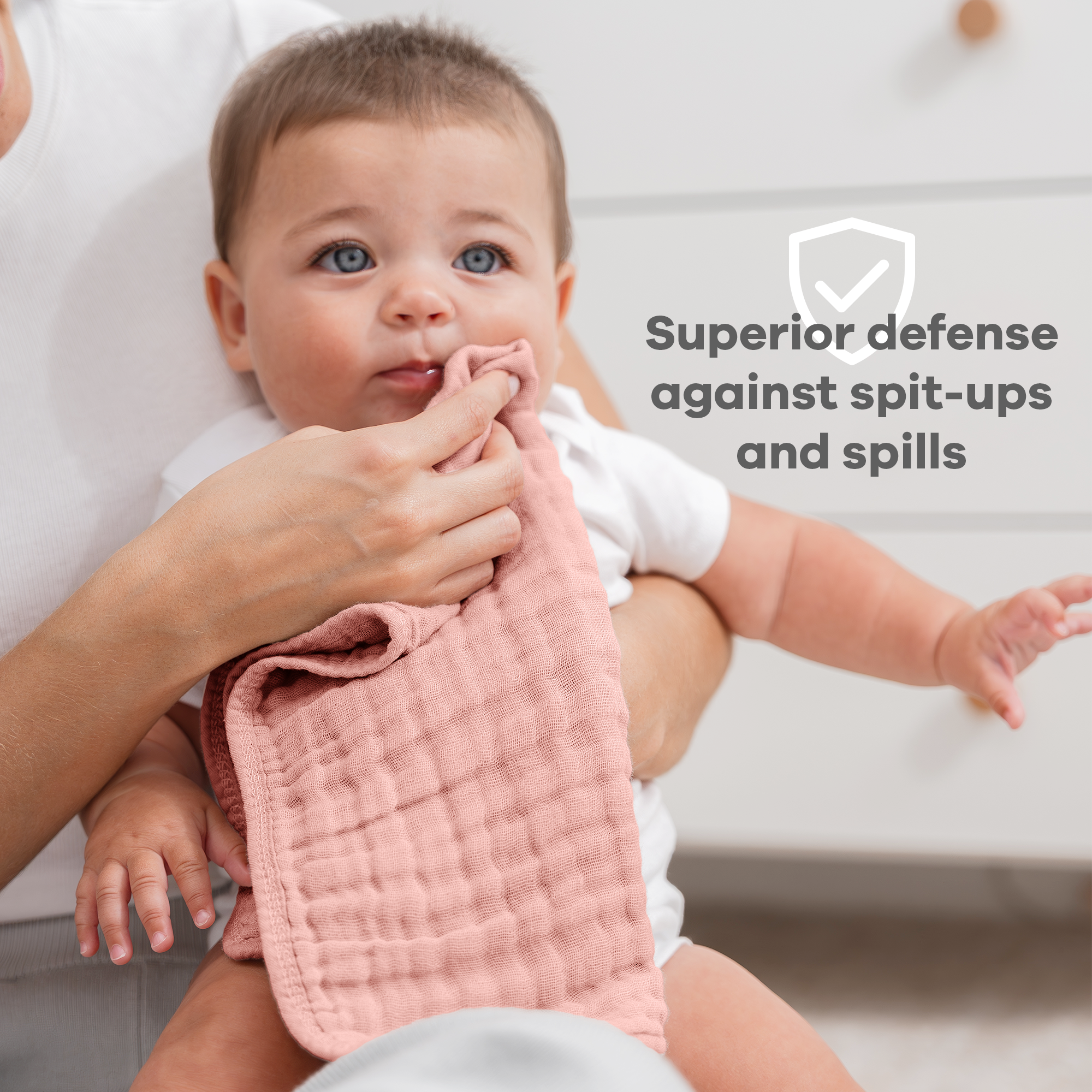 Muslin Burp Cloths in Multi Girl