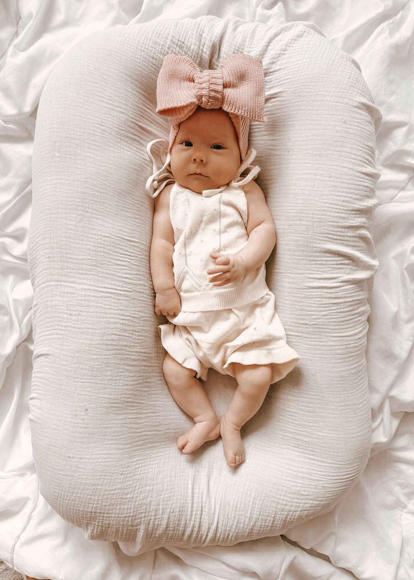 Luna + Luca Pointelle Summer Set - Cream  Luna + Luca