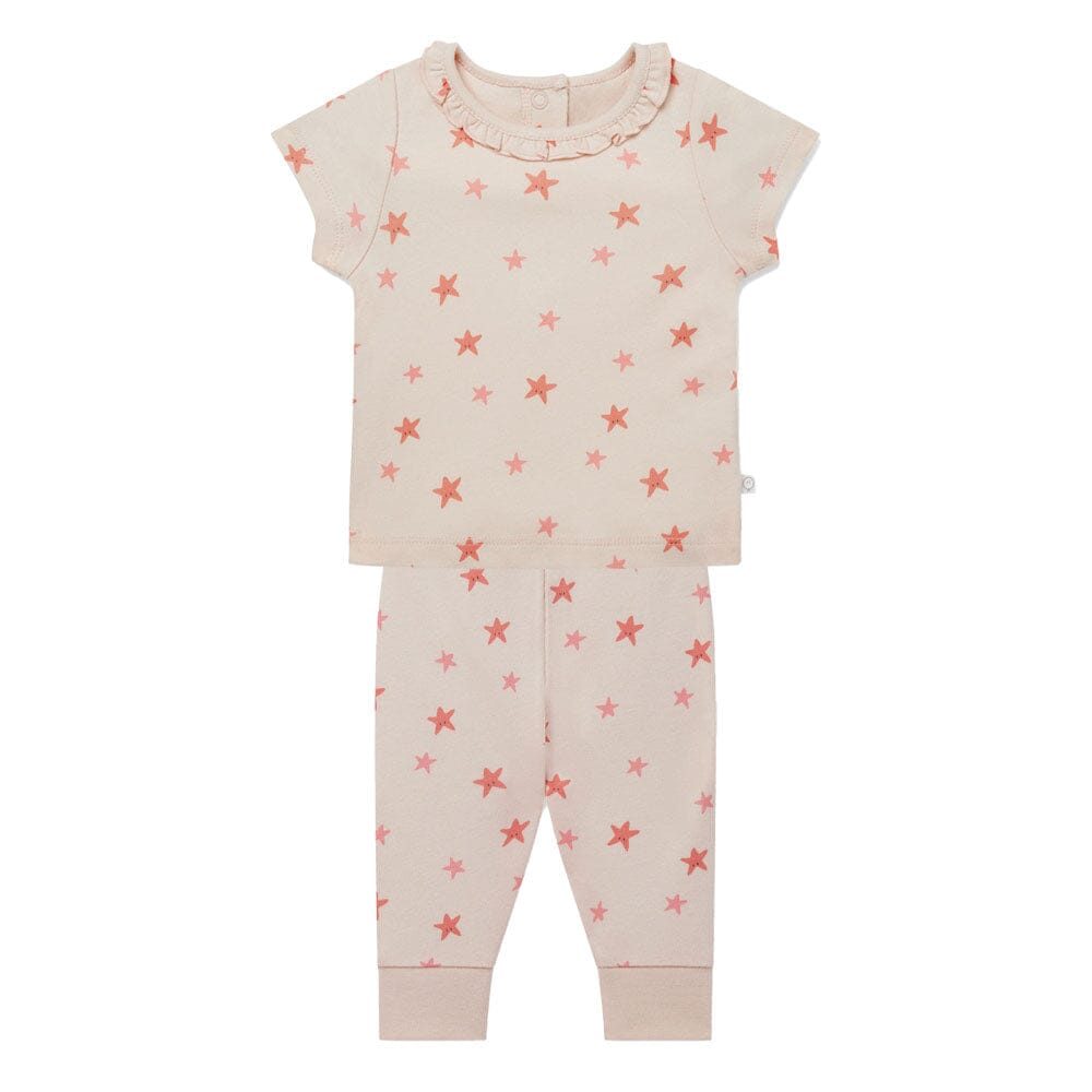 Starfish Frilled Pajamas - Starfish