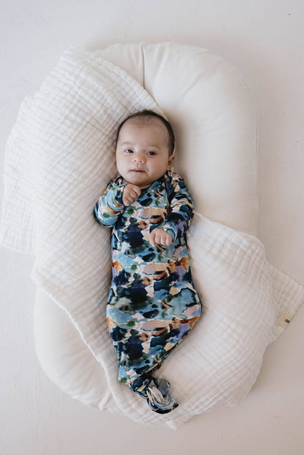 Bamboo Knotted Gown | Charli Print  forever french baby