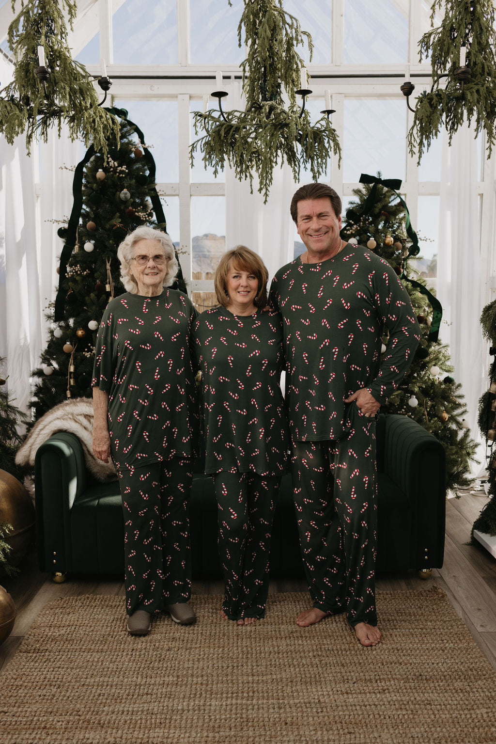 Men's Bamboo Pajamas | Candy Cane Lane 2024
