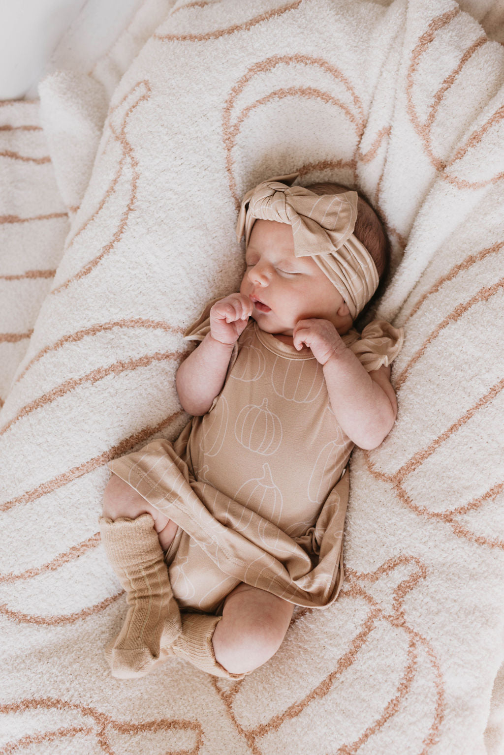 Bamboo Head Wrap | Pumpkin Pie Head Wrap forever french baby
