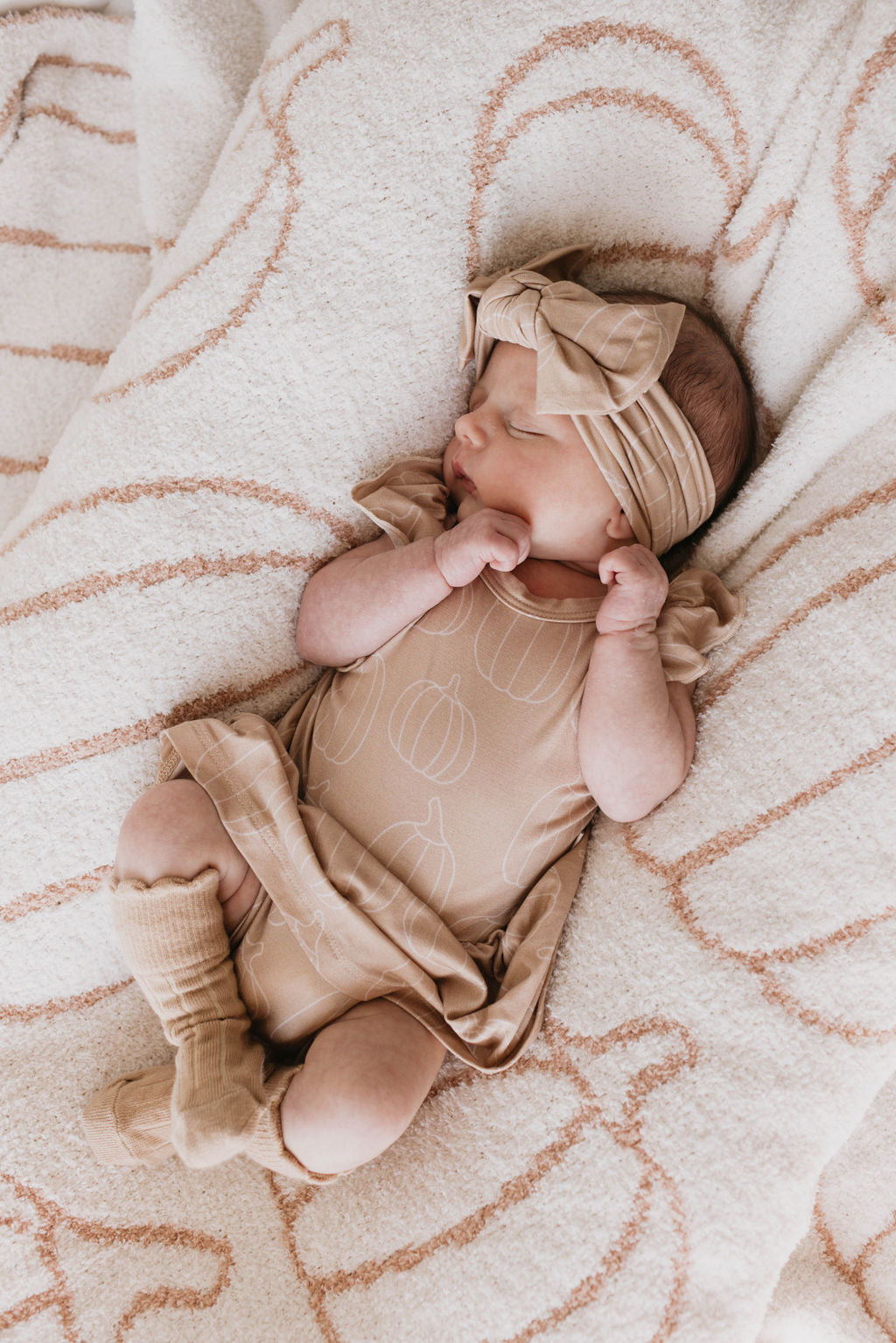 Bamboo Head Wrap | Pumpkin Pie Head Wrap forever french baby