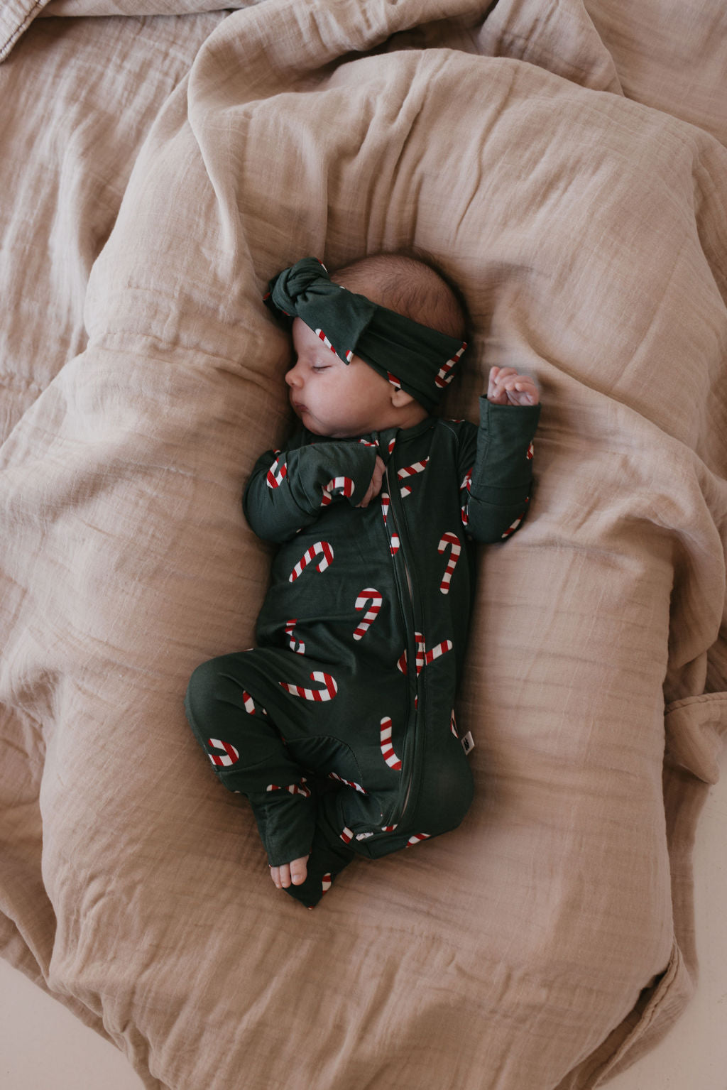 Bamboo Zip Pajamas | Candy Cane Lane 2024