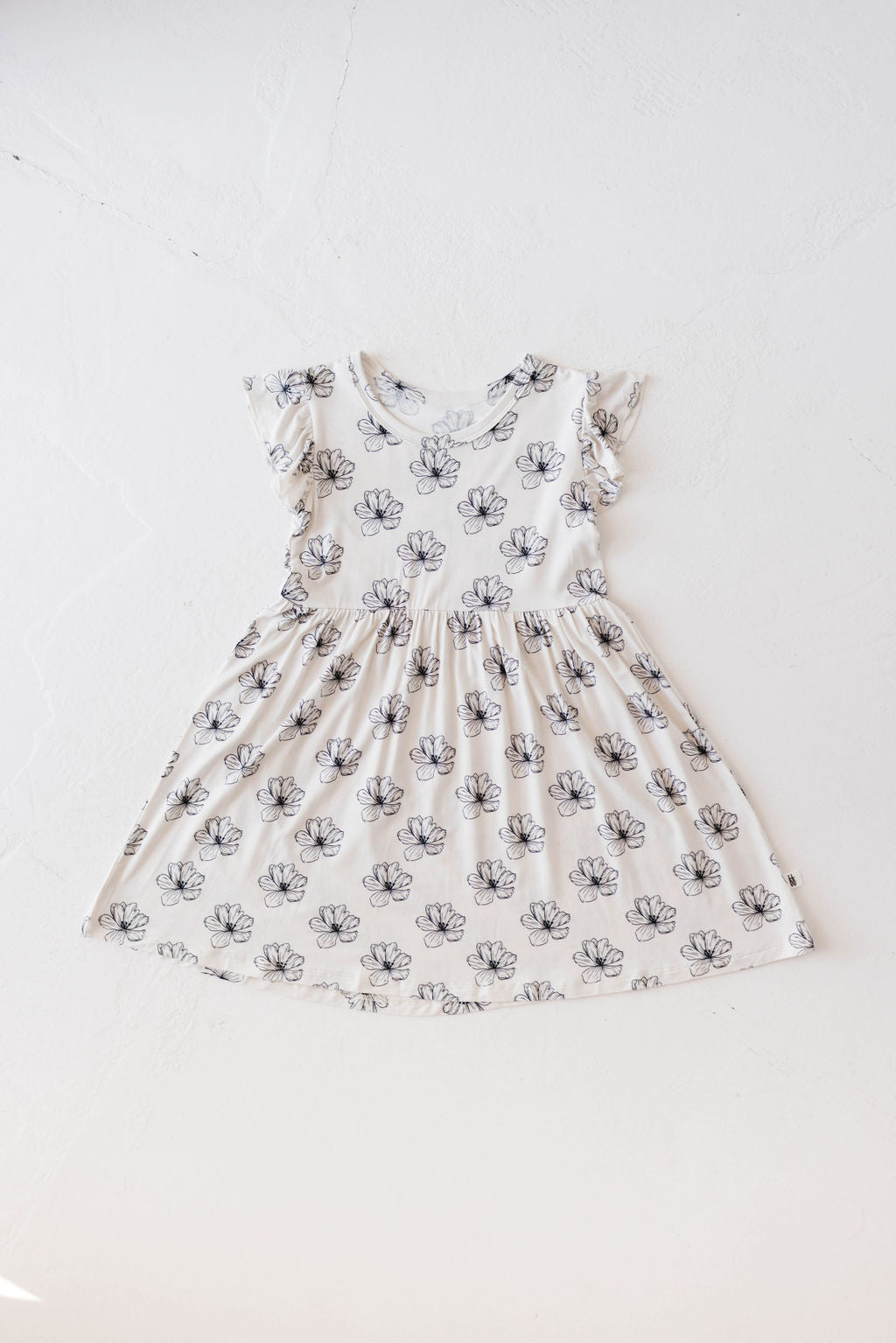 Bamboo Dress | Ruffle Sleeve Desert Bloom dress forever french baby 2/3 Years