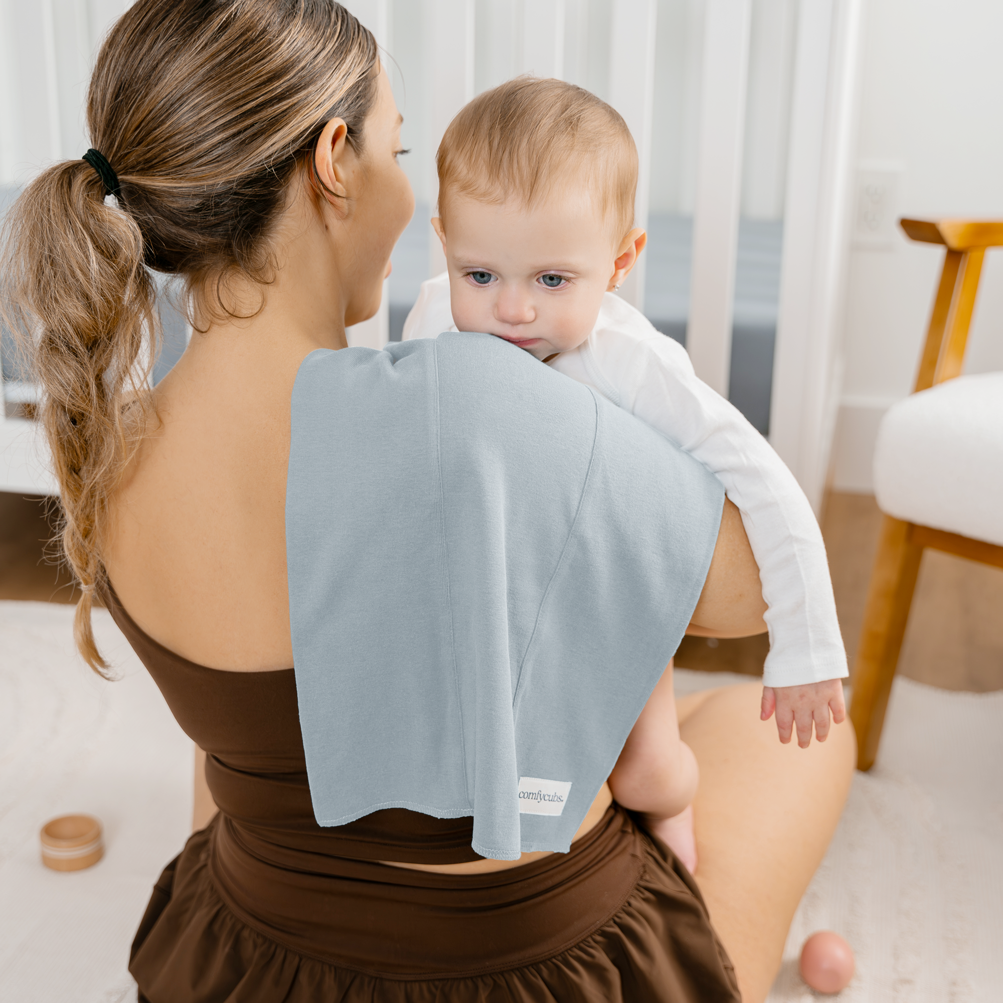 Cotton Burp Cloths in Multi