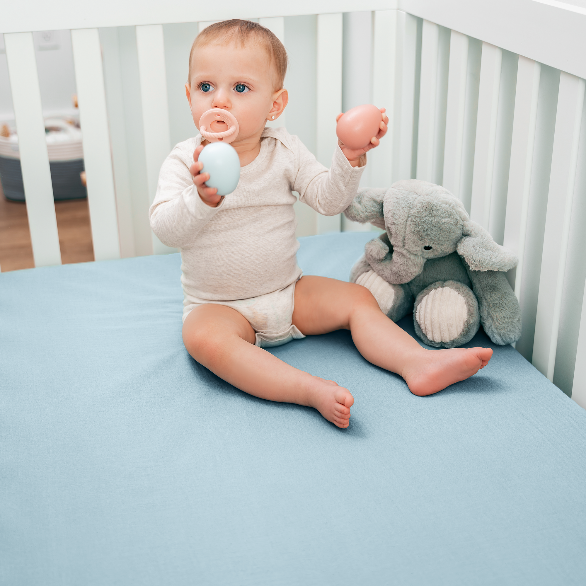 Muslin Fitted Crib Sheet