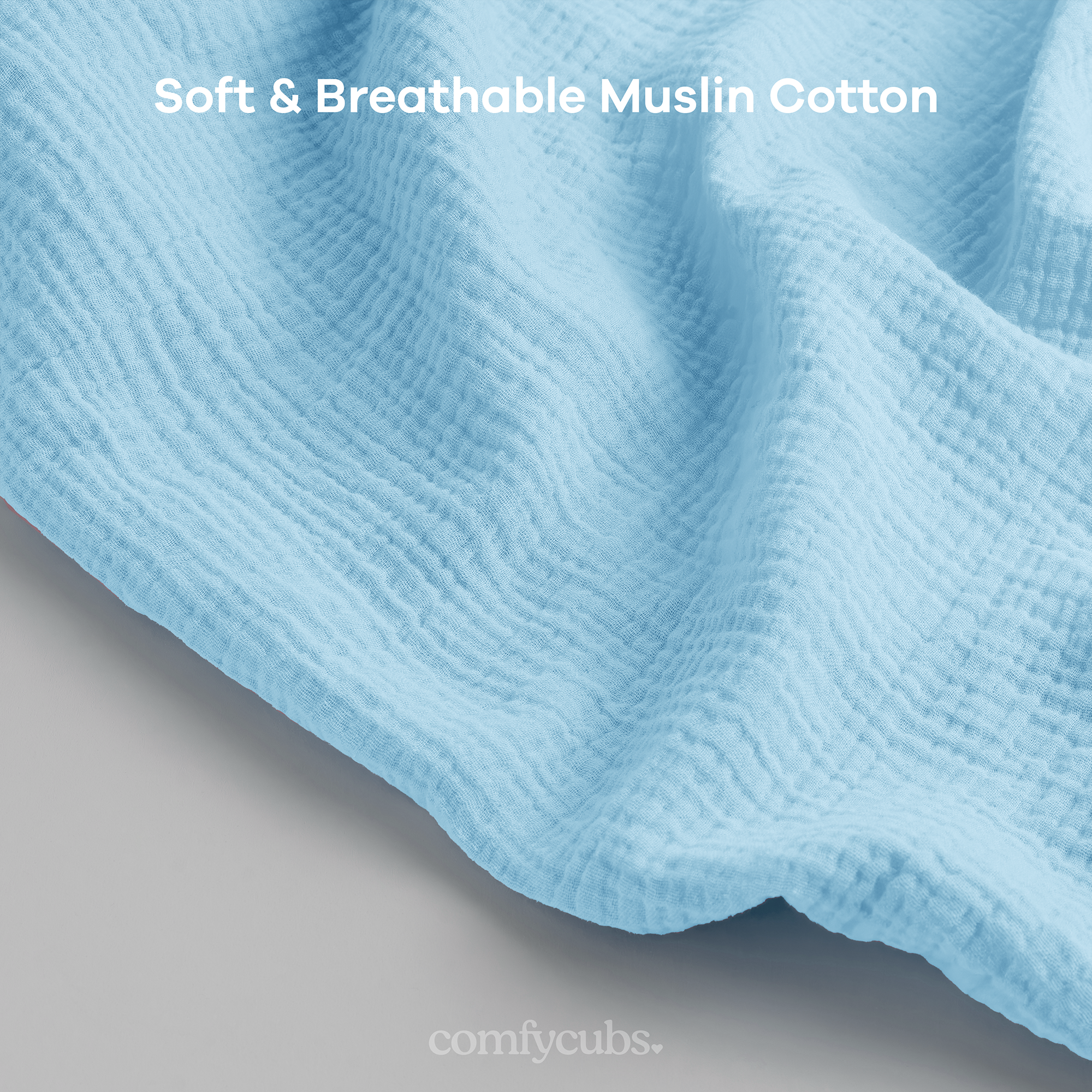 Muslin Nursing Cover, Pack of 1 in Sky Blue